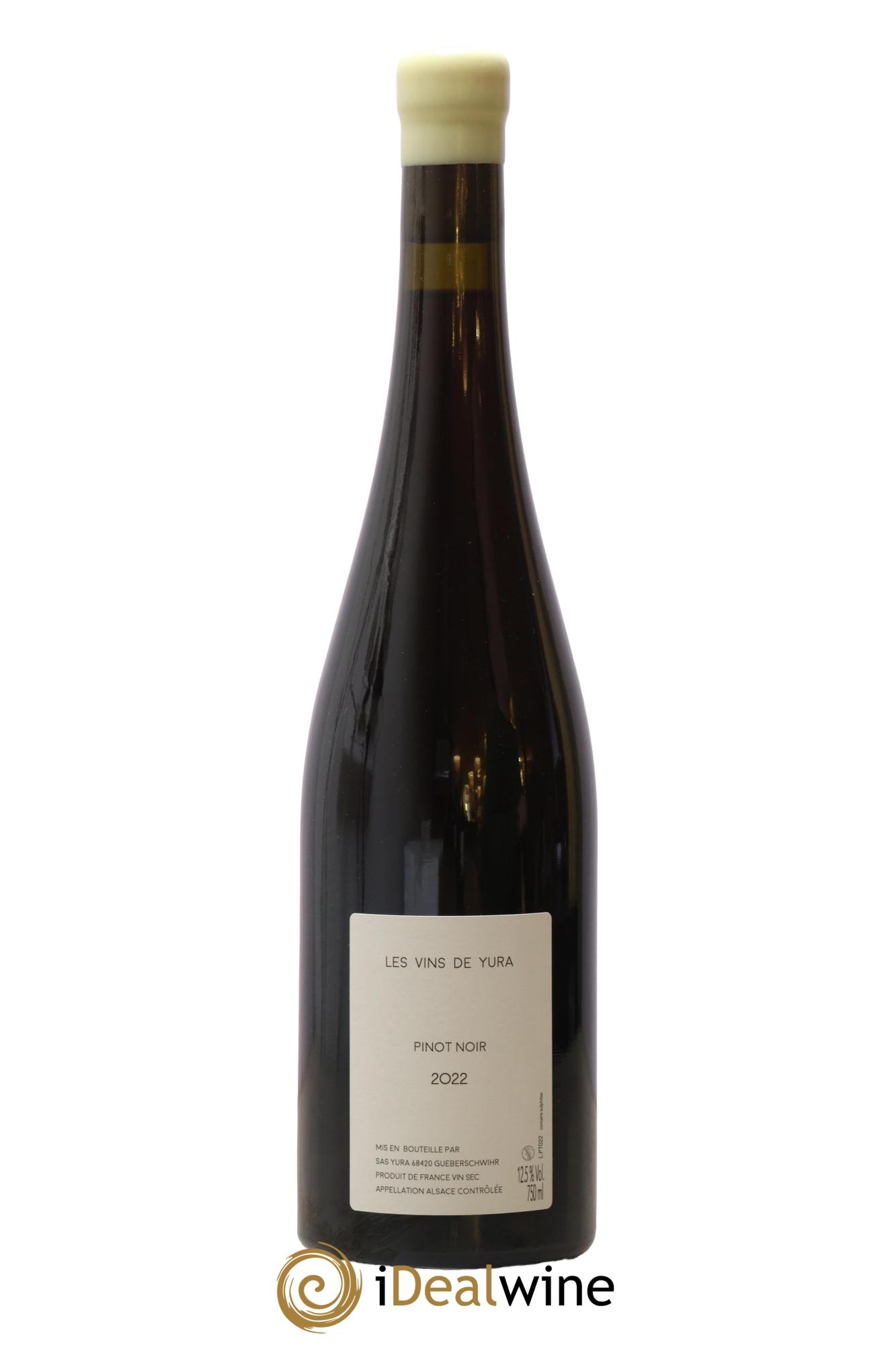 Alsace Pinot Noir La partie et le tout Jintaro Yura 2022 - Posten von 1 Flasche - 1