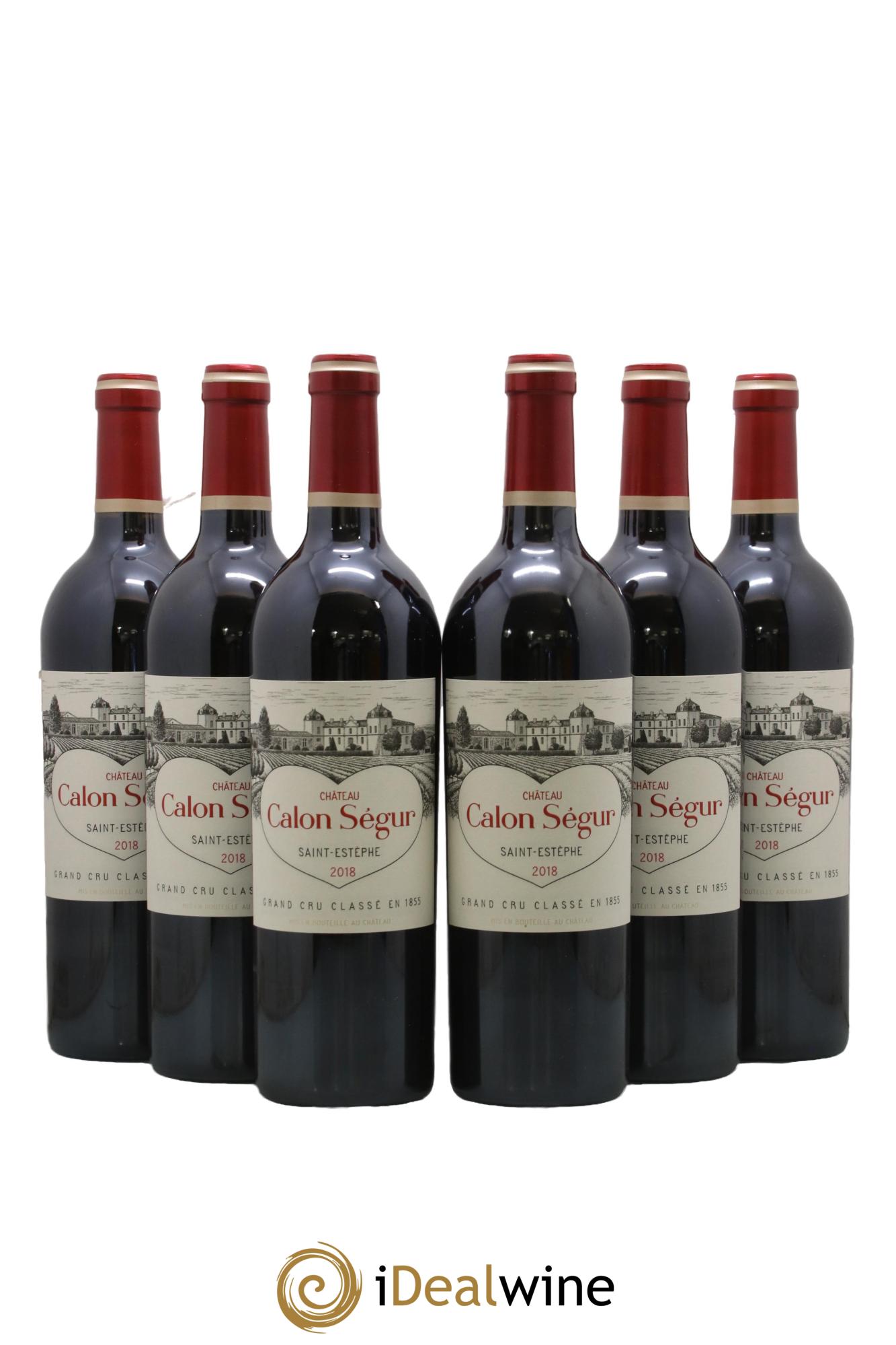 Château Calon Ségur 3ème Grand Cru Classé 2018 - Lot de 6 bouteilles - 0