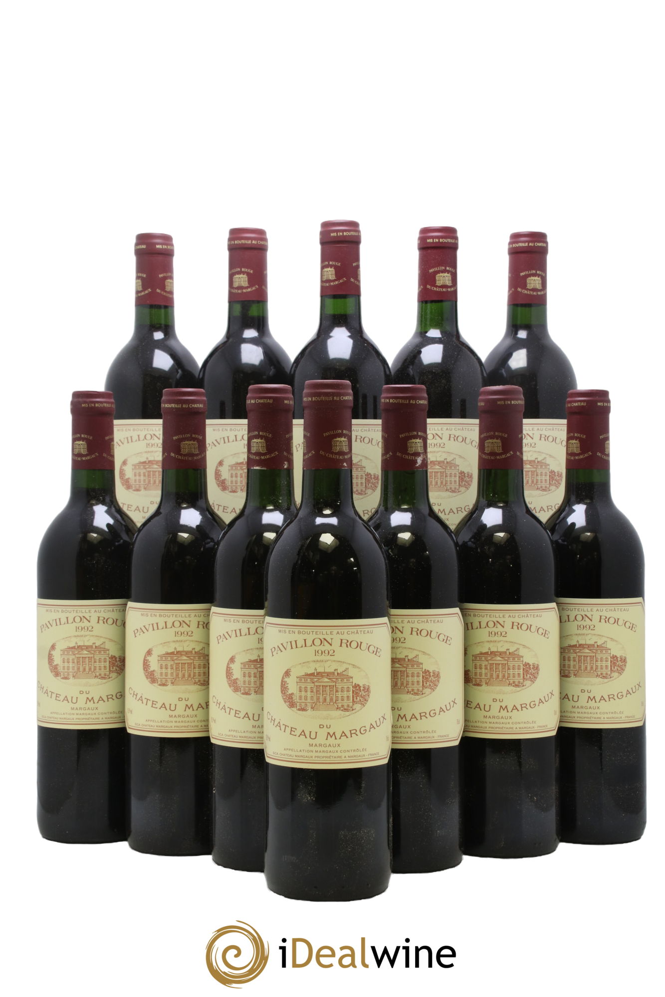 Pavillon Rouge du Château Margaux Second Vin 1992 - Lot de 12 bouteilles - 0