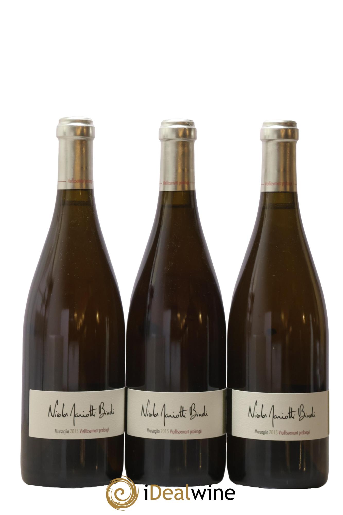 Vin de France Mursaglia Nicolas Mariotti Bindi Vieillissement Prolongé 2015 - Lotto di 3 bottiglie - 0