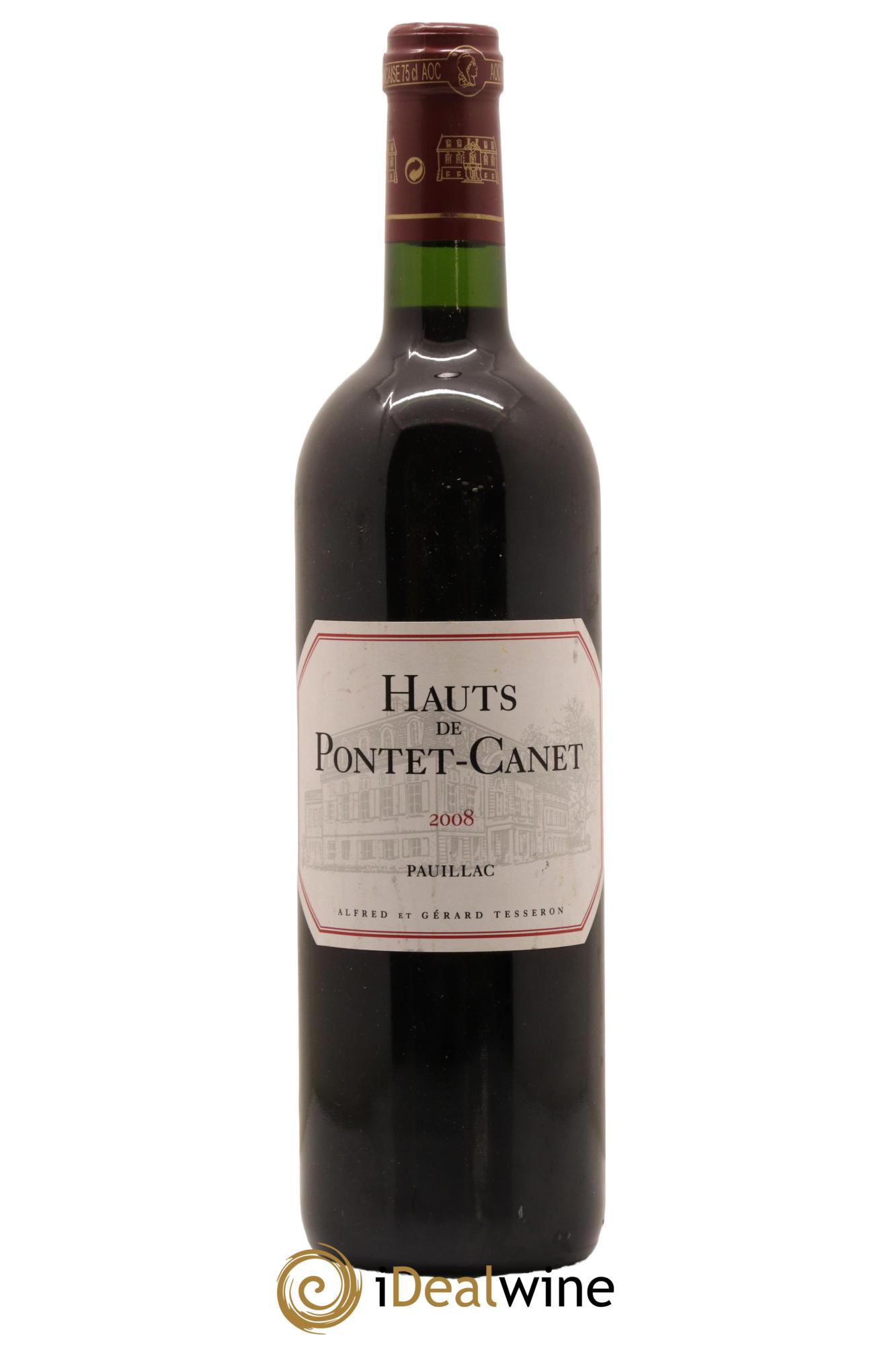 Les Hauts de Pontet-Canet Second Vin 2008 - Posten von 1 Flasche - 0