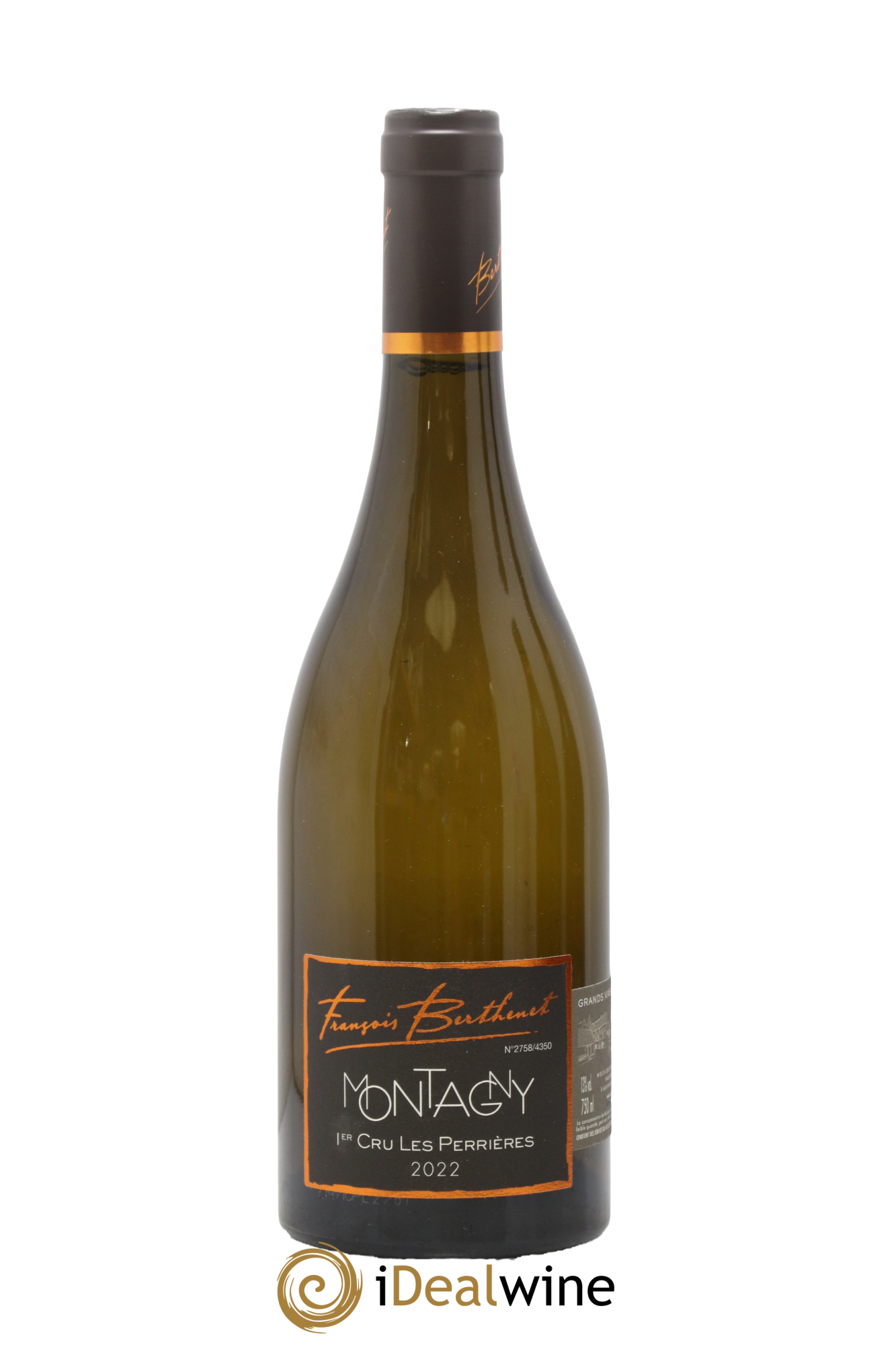 Montagny 1er Cru Les Perrieres Domaine Berthenet 2022 - Lot de 1 bouteille - 0