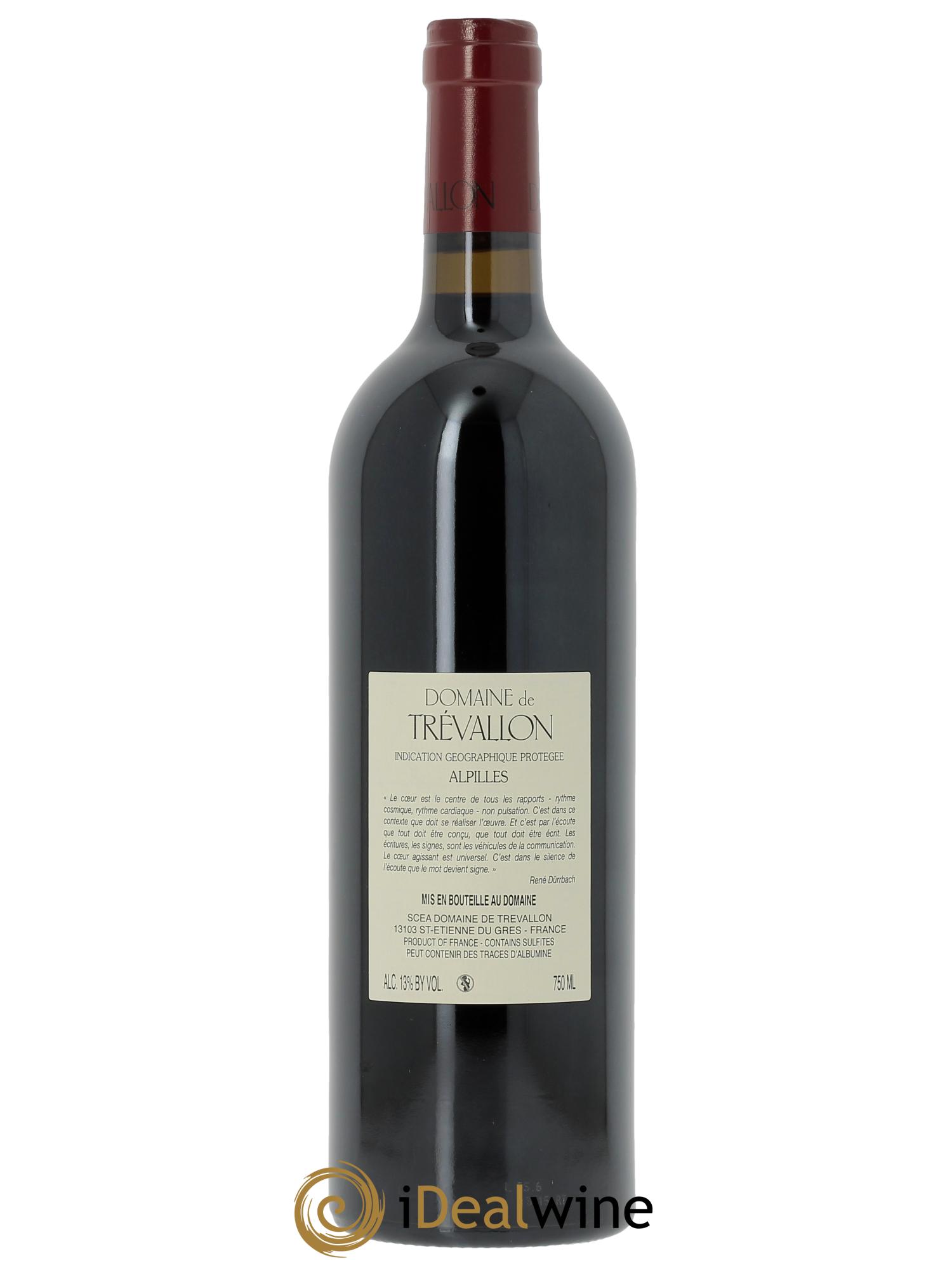 Alpilles Trévallon (Domaine de) Eloi Dürrbach 2022 - Lotto di 1 bottiglia - 1