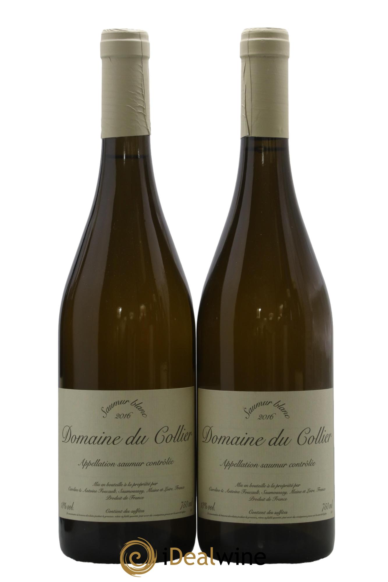 Saumur Domaine du Collier 2016 - Lot de 2 bouteilles - 0