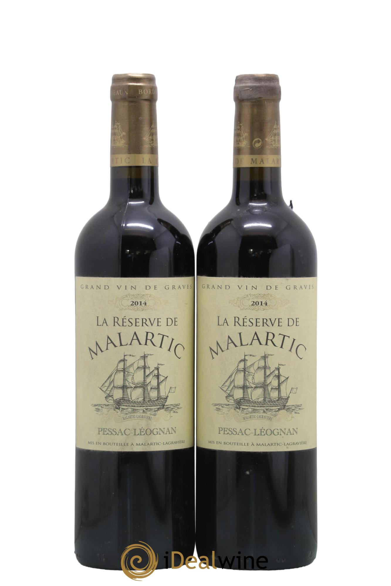 Pessac-Léognan La Réserve De Malartic 2014 - Lot de 2 bouteilles - 0