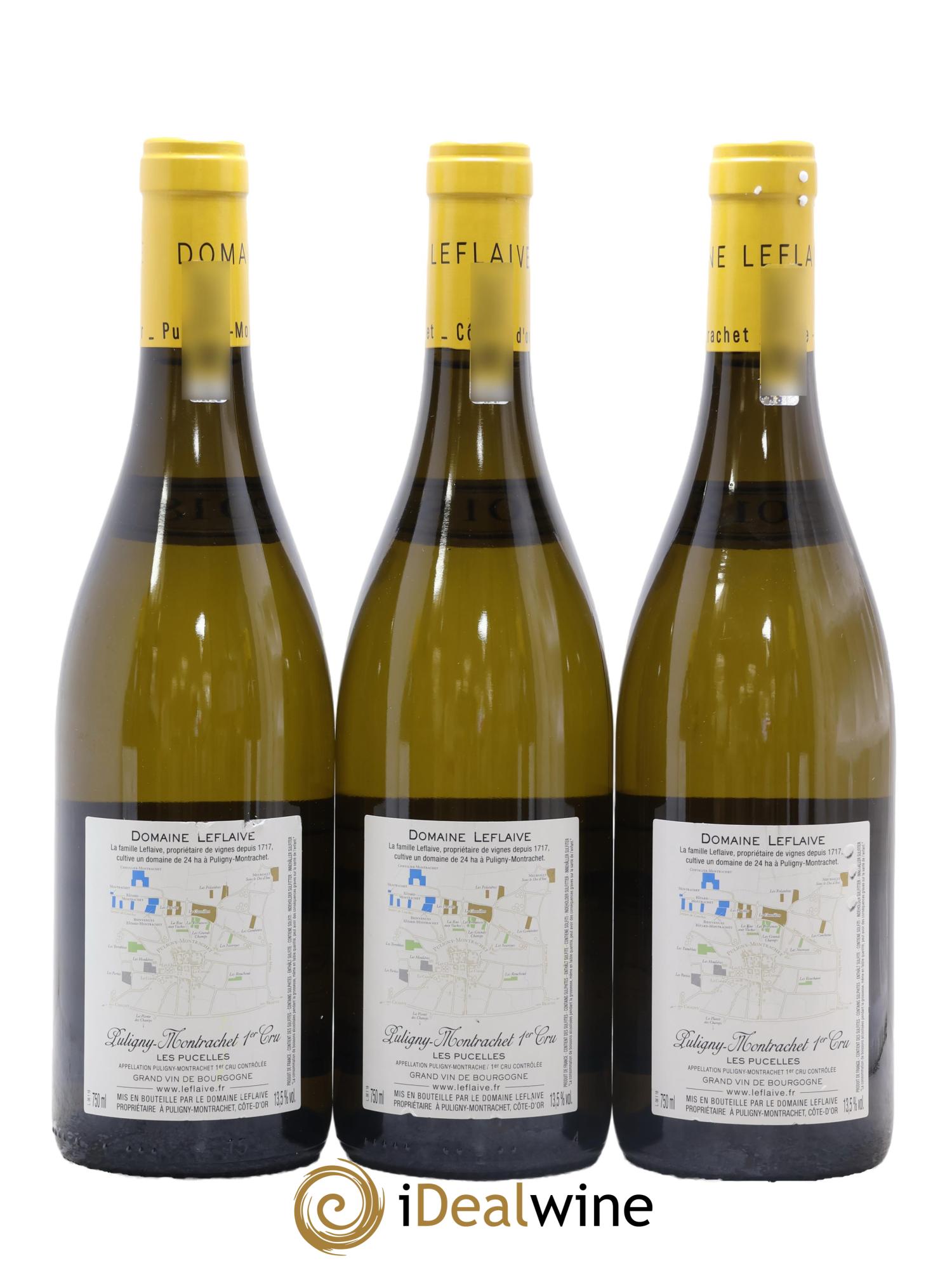 Puligny-Montrachet 1er Cru Les Pucelles Leflaive (Domaine) 2018 - Lot de 3 bouteilles - 1