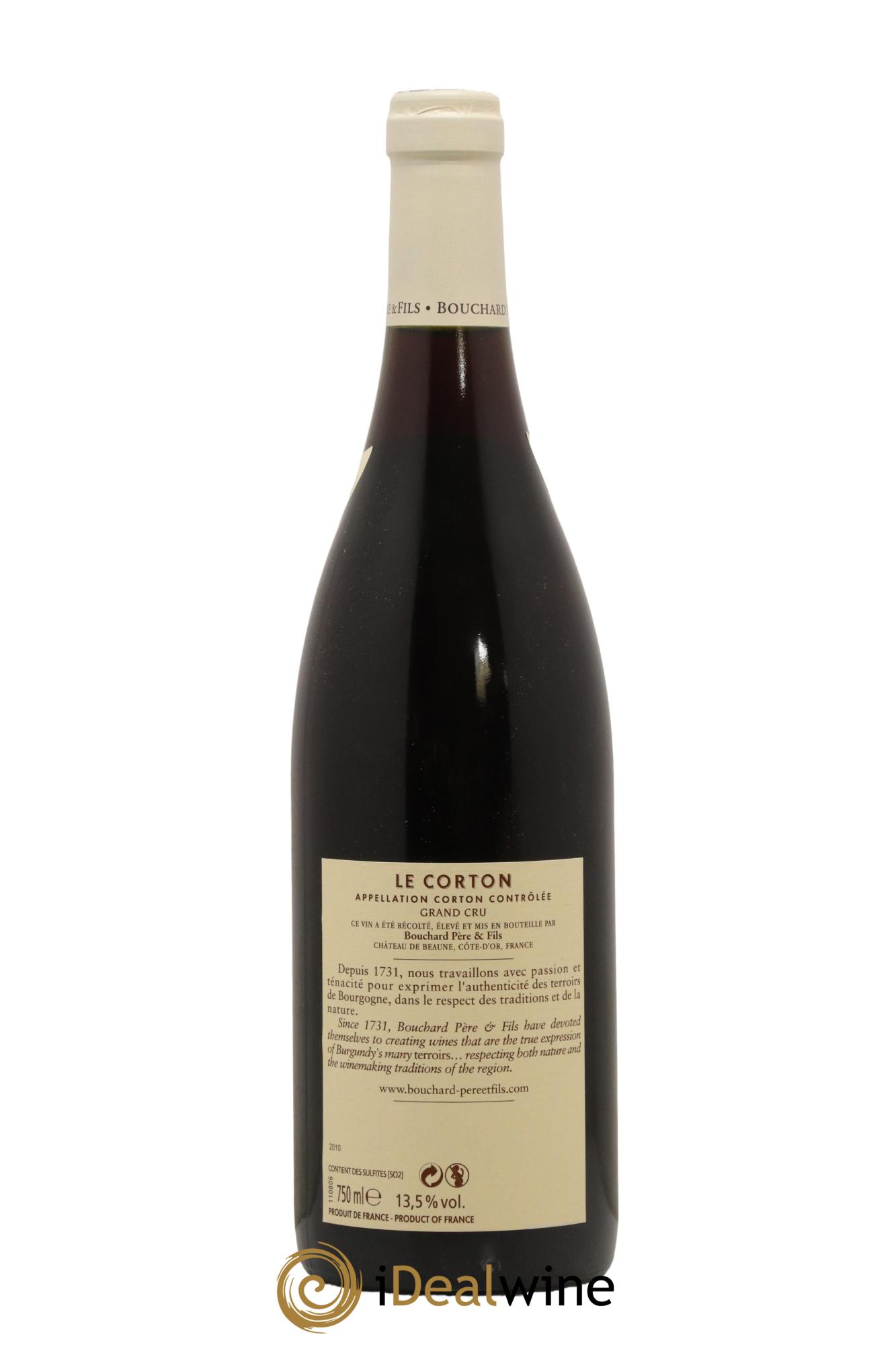 Corton Grand Cru Le Corton Bouchard Père & Fils  2010 - Posten von 1 Flasche - 1
