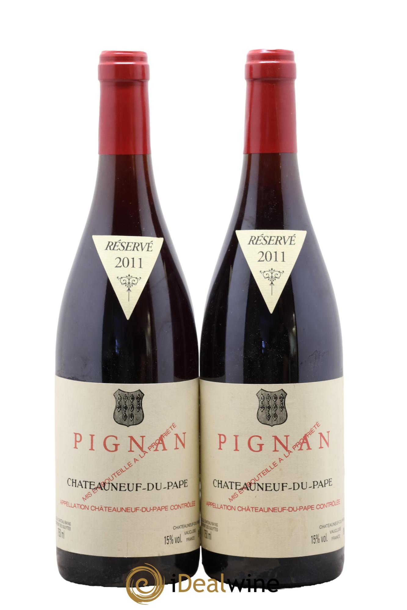 Châteauneuf-du-Pape Pignan Emmanuel Reynaud 2011 - Lot of 2 bottles - 0