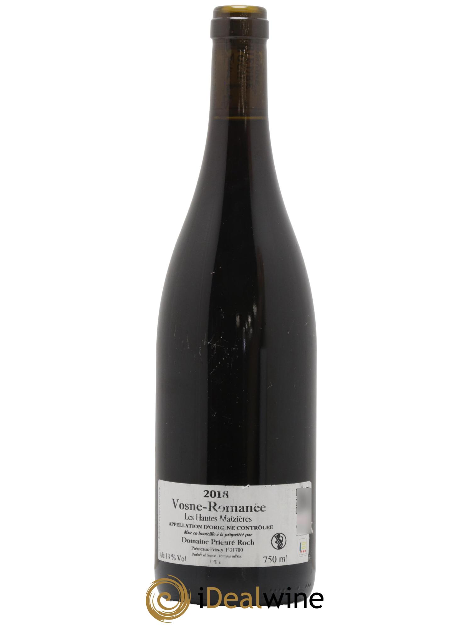 Vosne-Romanée Les Hautes Maizières Prieuré Roch  2018 - Lotto di 1 bottiglia - 1