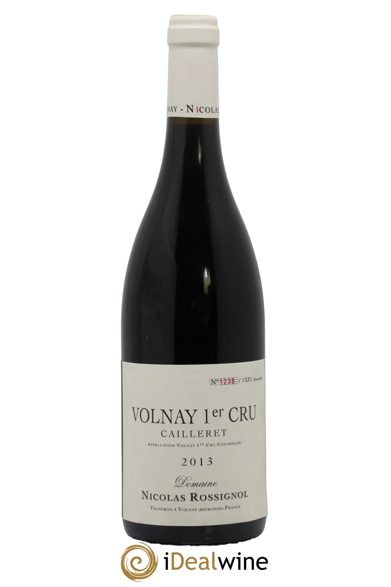 Volnay 1er Cru Caillerets Nicolas Rossignol 2013 - Lot de 1 bouteille - 0
