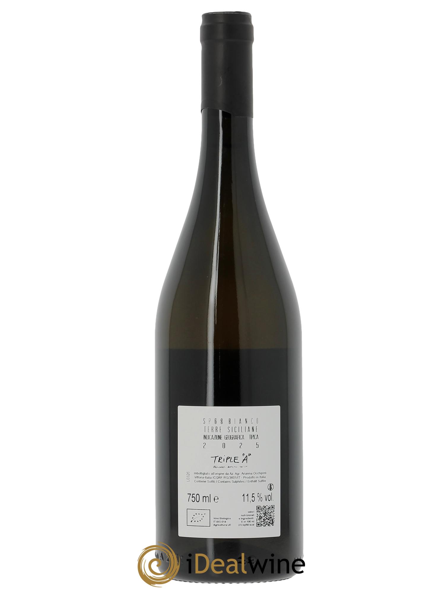 Terre Siciliane IGT SP68 Azienda Agricola Arianna Occhipinti 2025 - Lot de 1 bouteille - 1