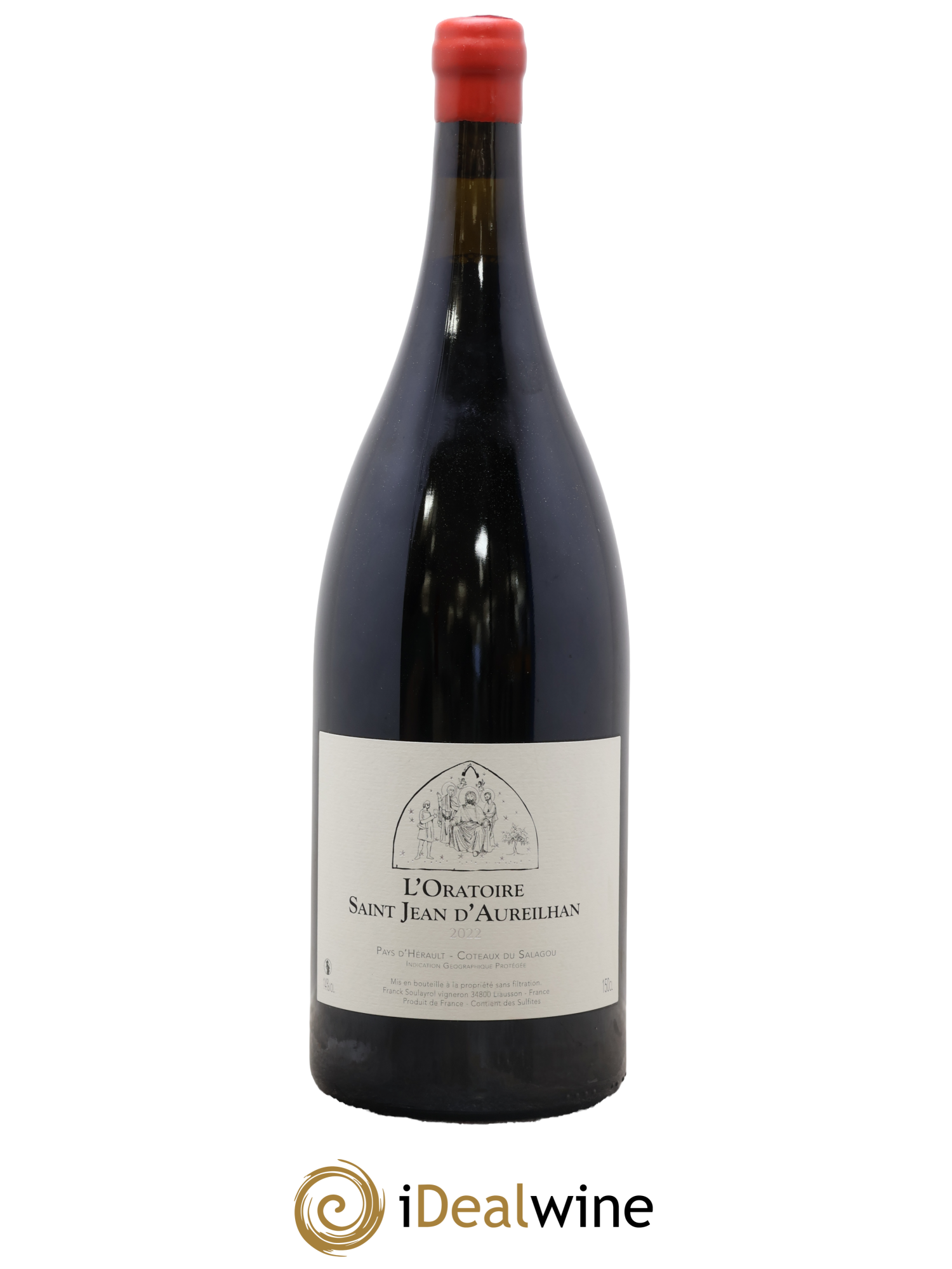 Pays d'Hérault - Coteaux du Salagou L’Oratoire Saint Jean d’Aureilhan 2022 - Lot de 1 magnum - 0