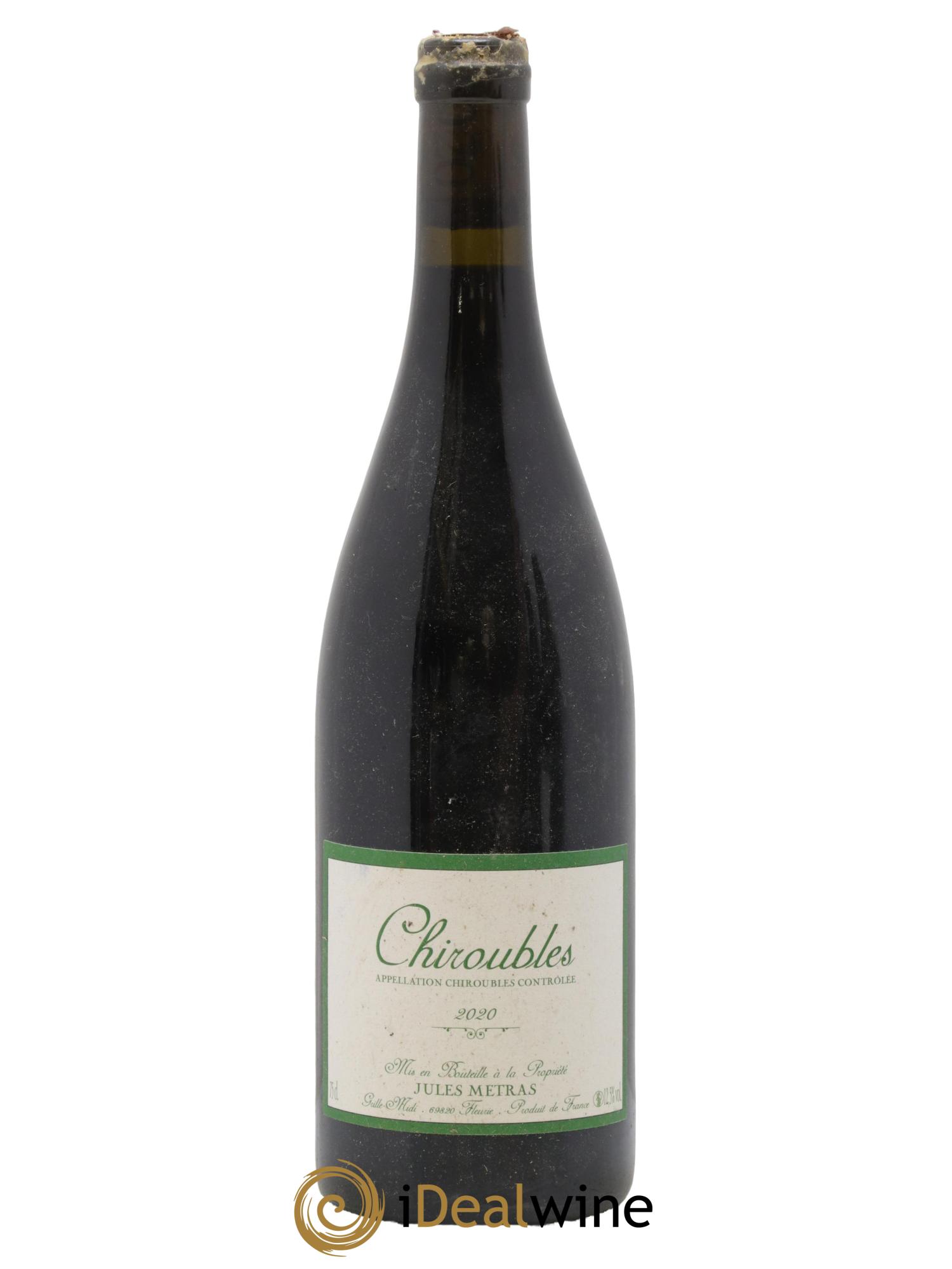 Chiroubles Jules Métras (Domaine) 2020 - Lotto di 1 bottiglia - 0