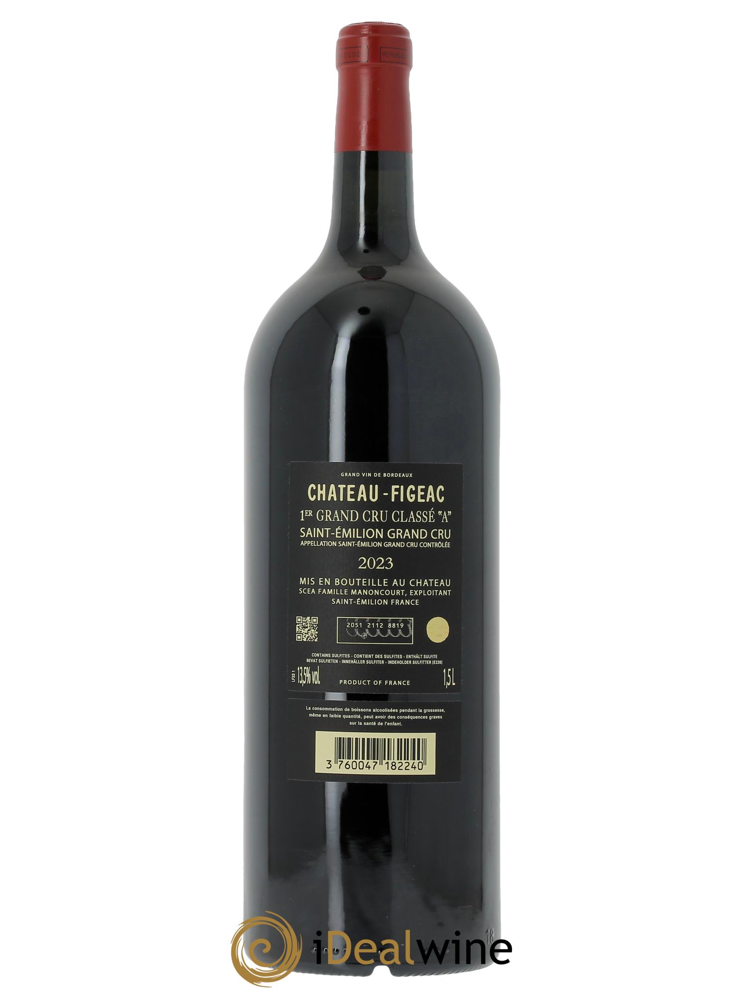 Château Figeac 1er Grand Cru Classé A (CBO à partir de 3 mgs) 2023 - Lot de 1 magnum - 1