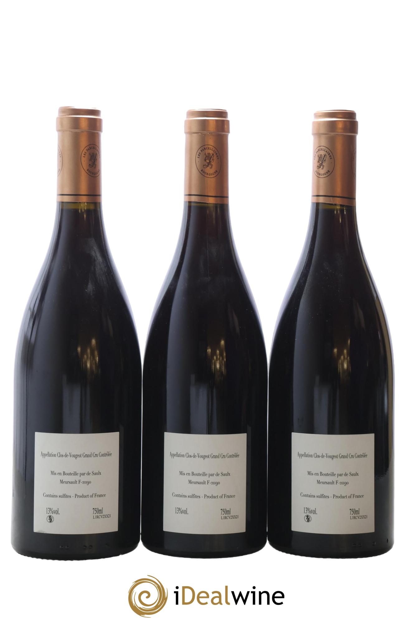 Clos de Vougeot Grand Cru Les Parcellaires de Saulx 2021 - Lot de 3 bouteilles - 1