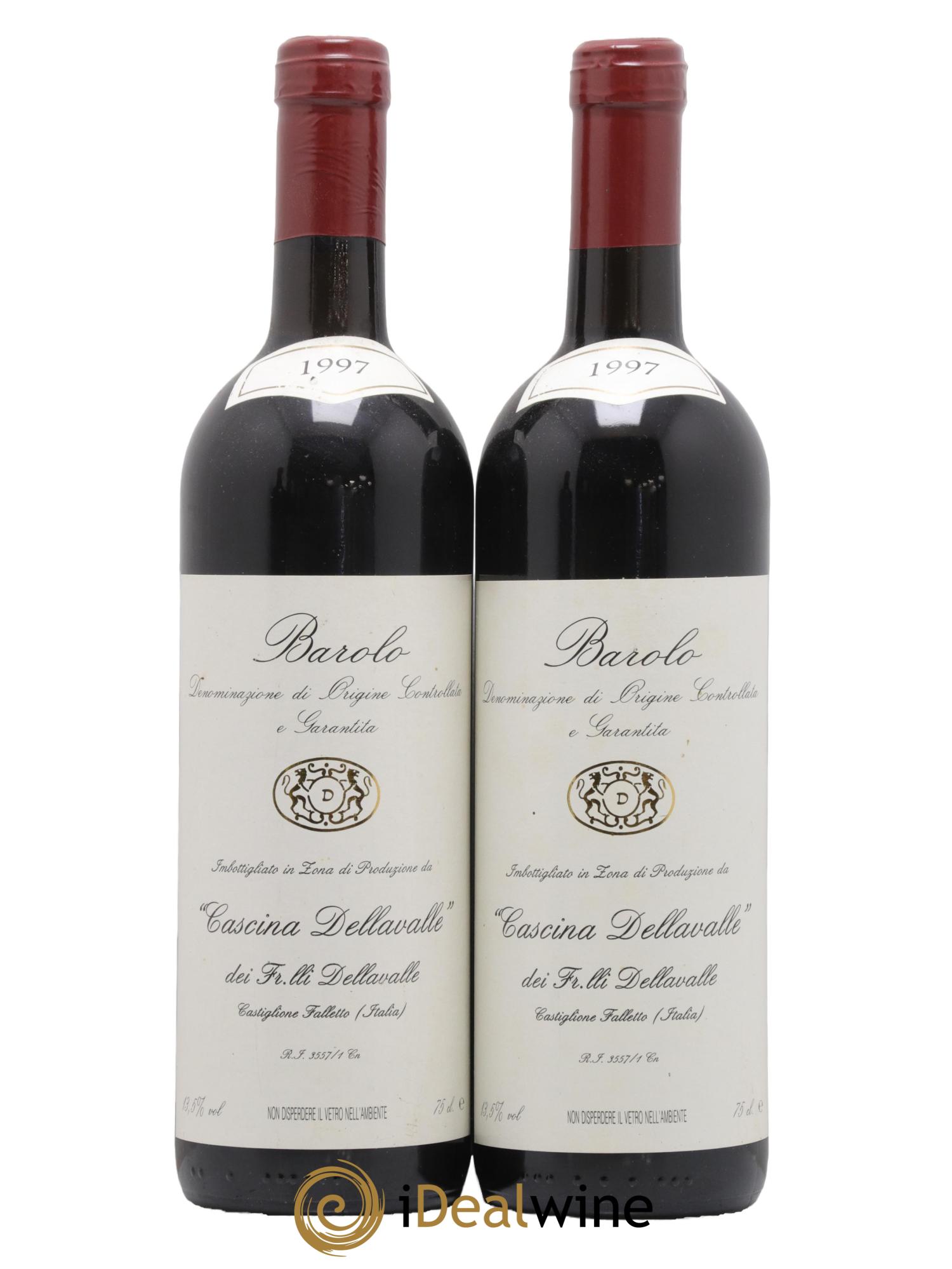 Barolo Cascina Dellavalle 1997 - Lot de 2 bouteilles - 0