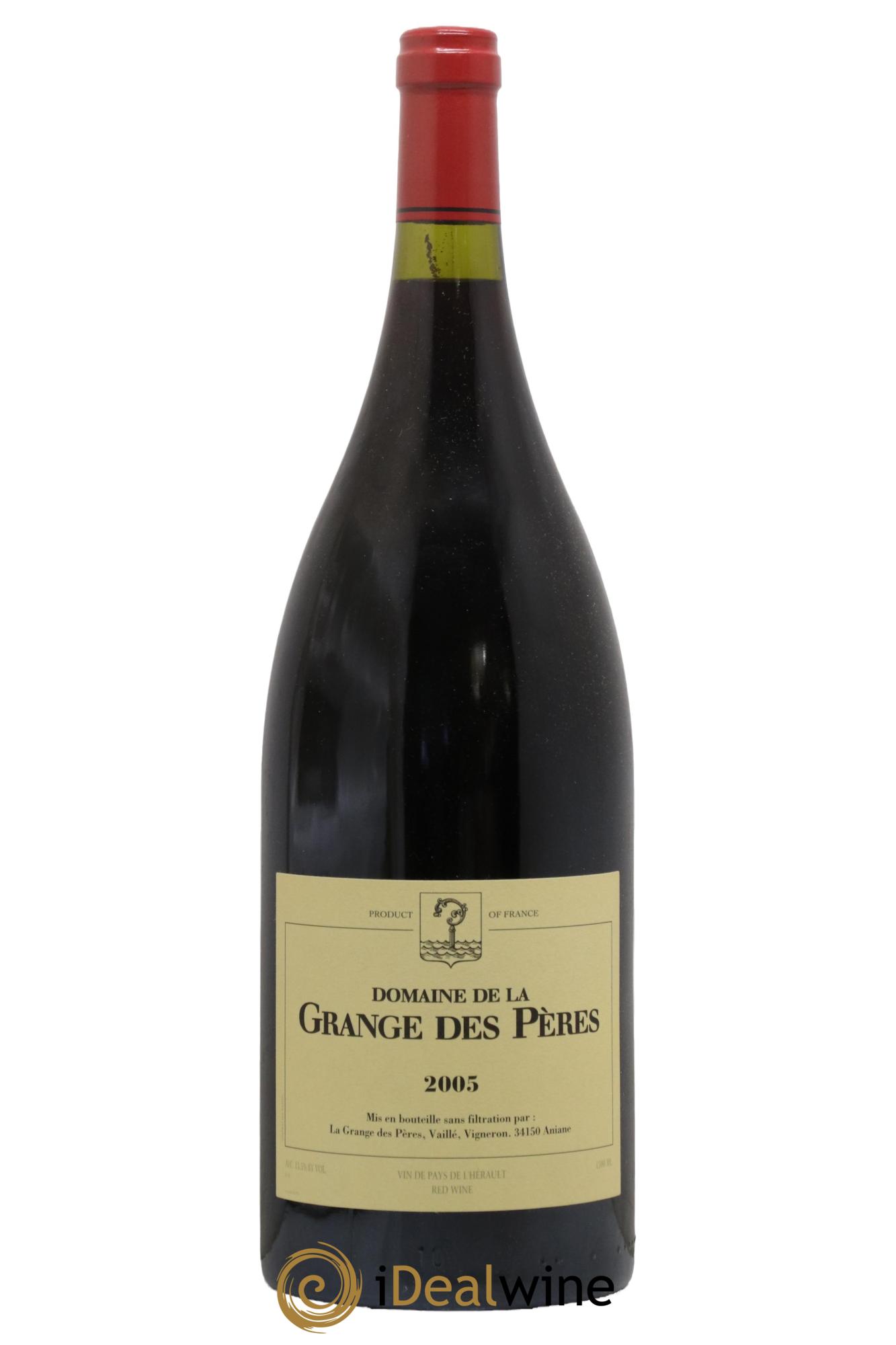 IGP Pays d'Hérault Grange des Pères Laurent Vaillé 2005 - Lot of 1 magnum - 0