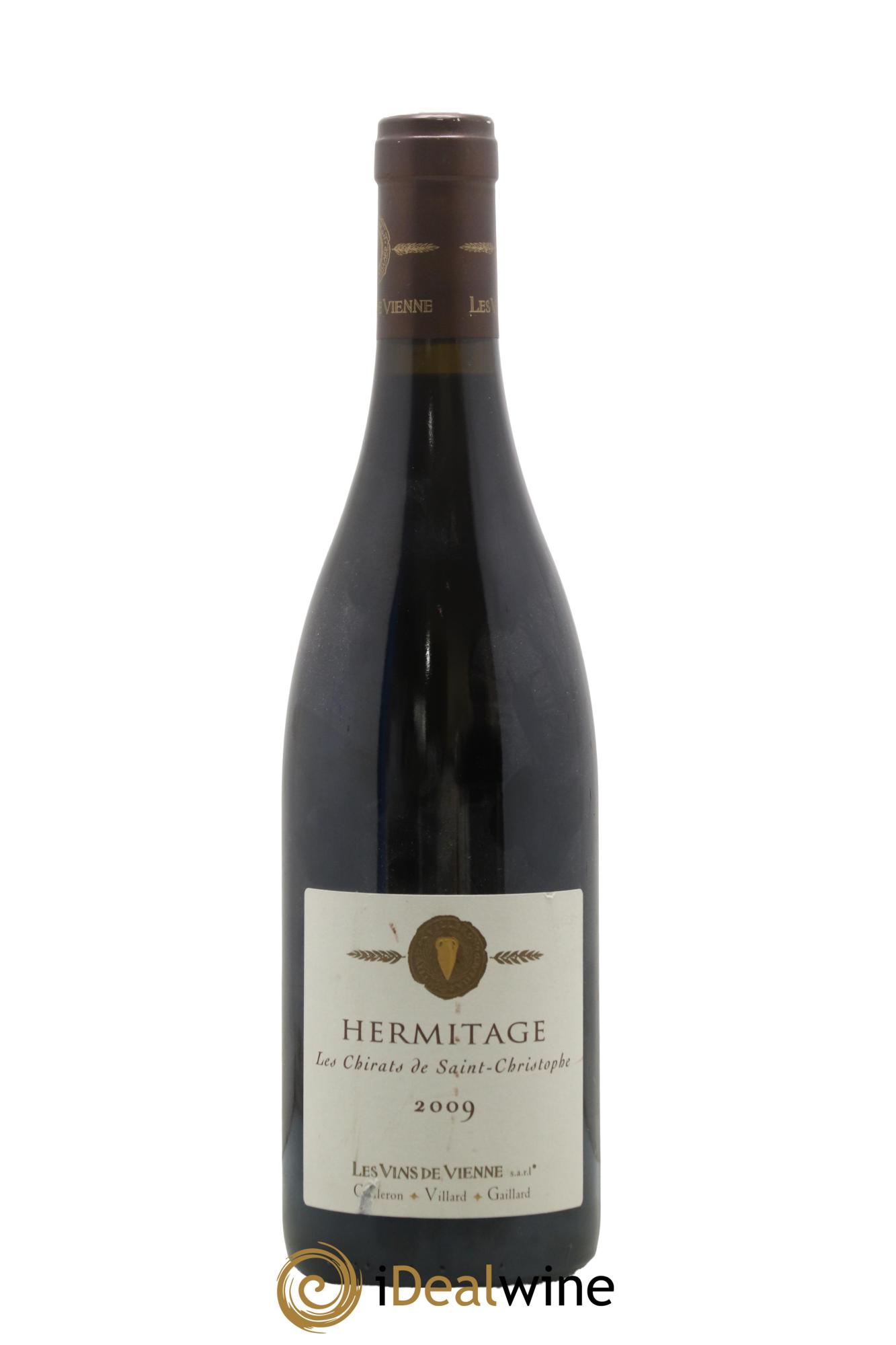 Hermitage Les Chirats de Saint Christophe Les Vins de Vienne 2009 - Lot de 1 bouteille - 0