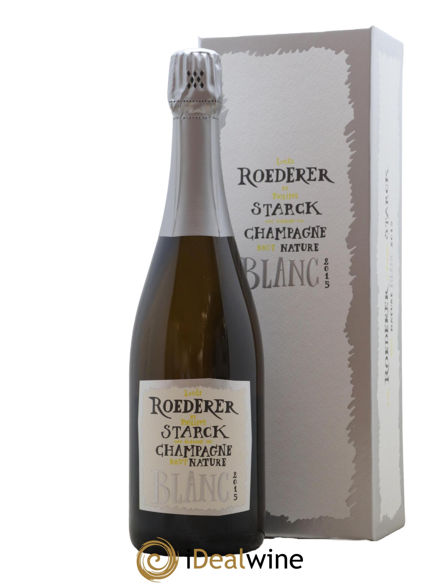 Edition limitée Starck Brut Nature Louis Roederer 2015 - Lot de 1 bouteille - 0