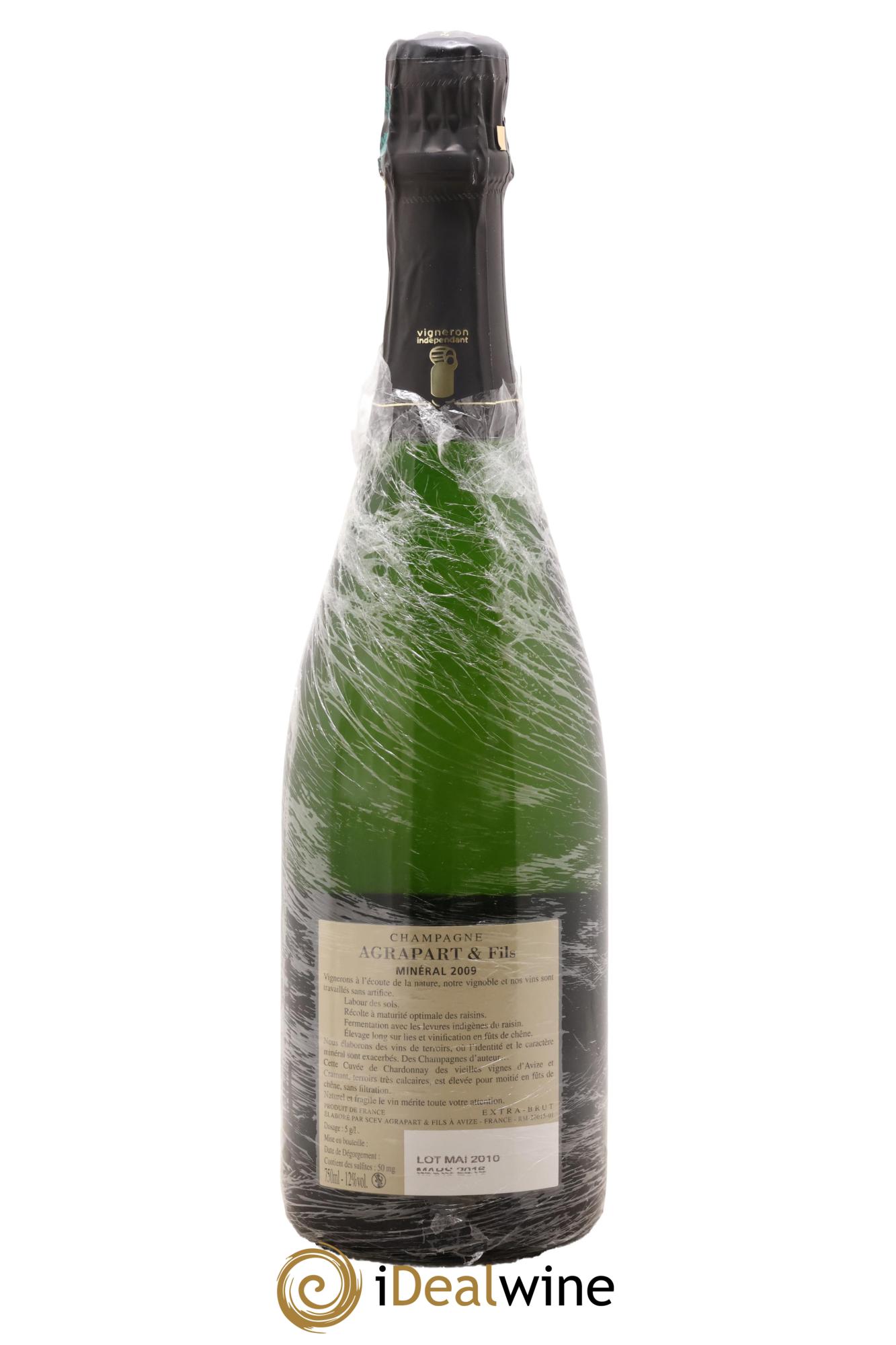 Minéral Blanc de Blancs Extra-Brut Agrapart & Fils 2009 - Lot de 1 bouteille - 1