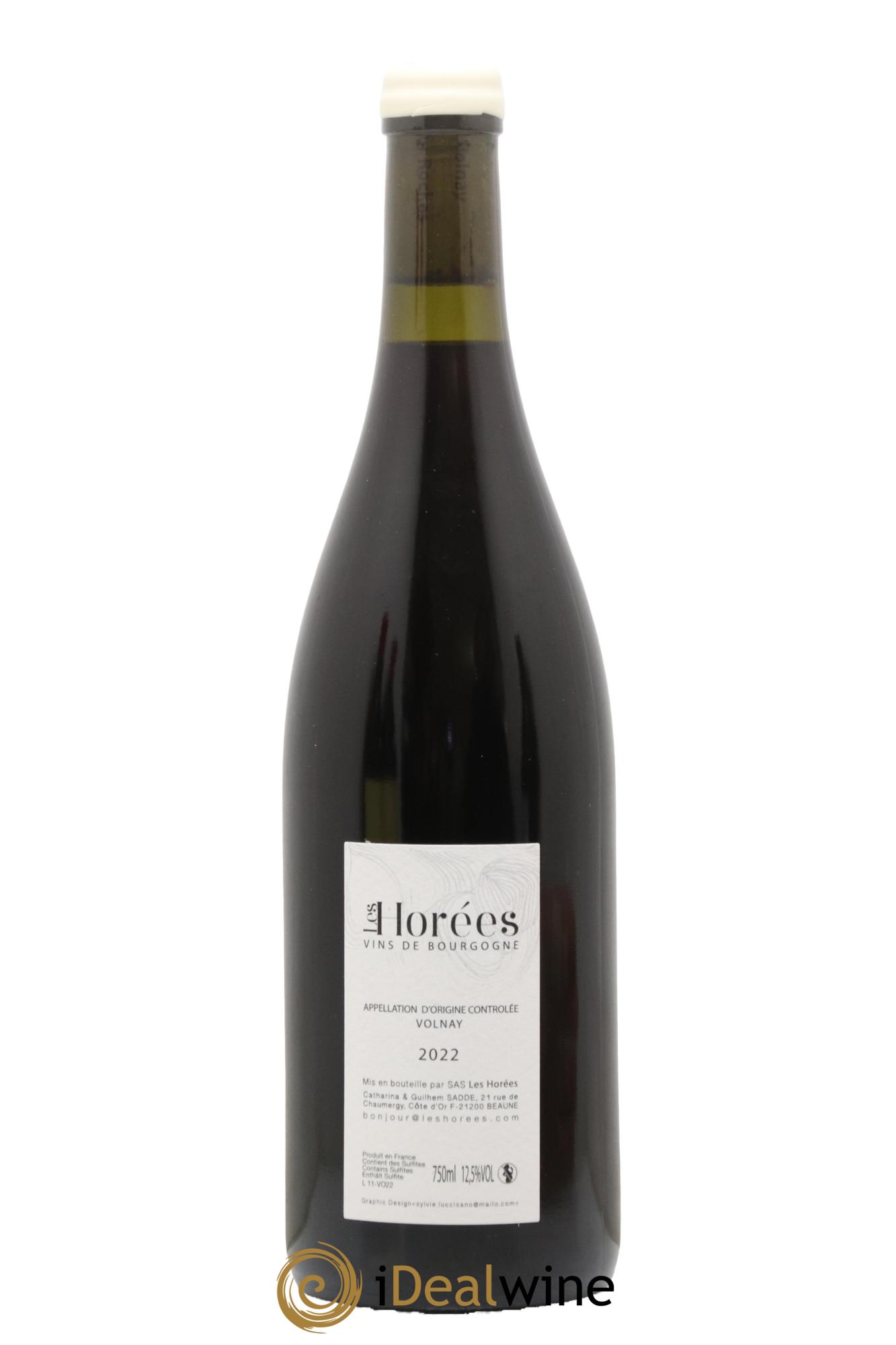 Volnay Sur Roche Les Horées 2022 - Lot de 1 bouteille - 1