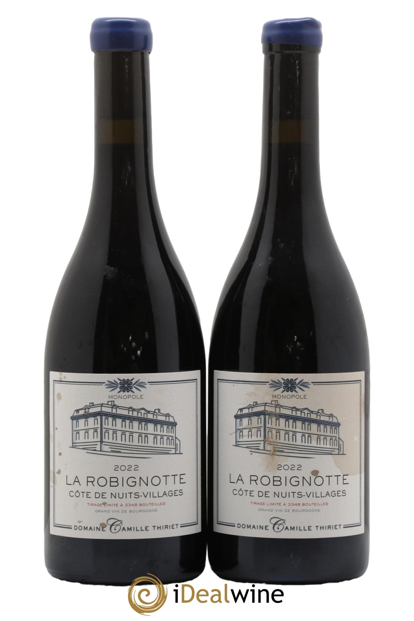 Côte de Nuits-Villages La Robignotte Monopole Maison Thiriet 2022 - Lot de 2 bouteilles - 0