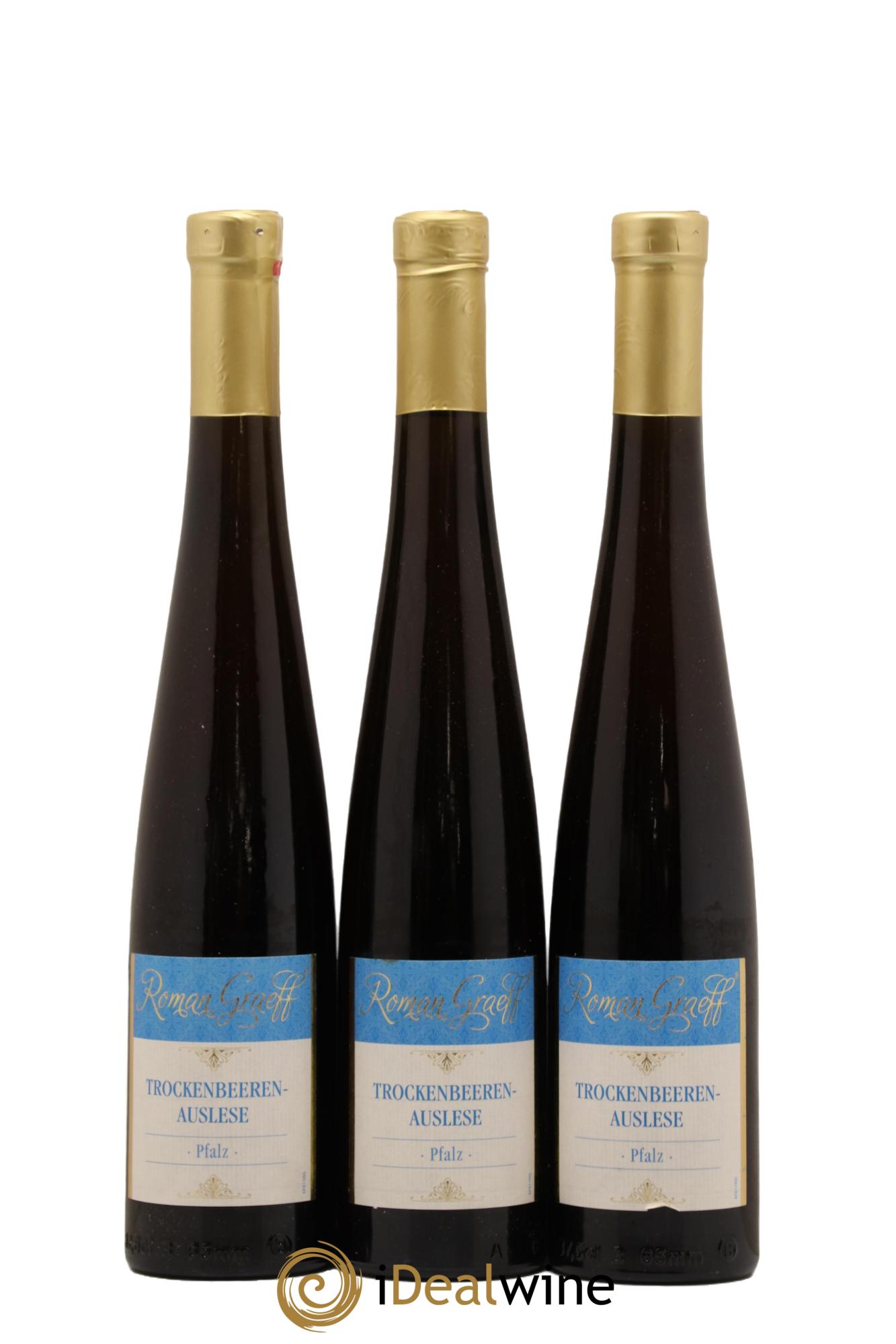 Allemagne Pfalz Trockenbeerenauslese Roman Graeff 2015 - Lot de 6 demi bouteilles - 1
