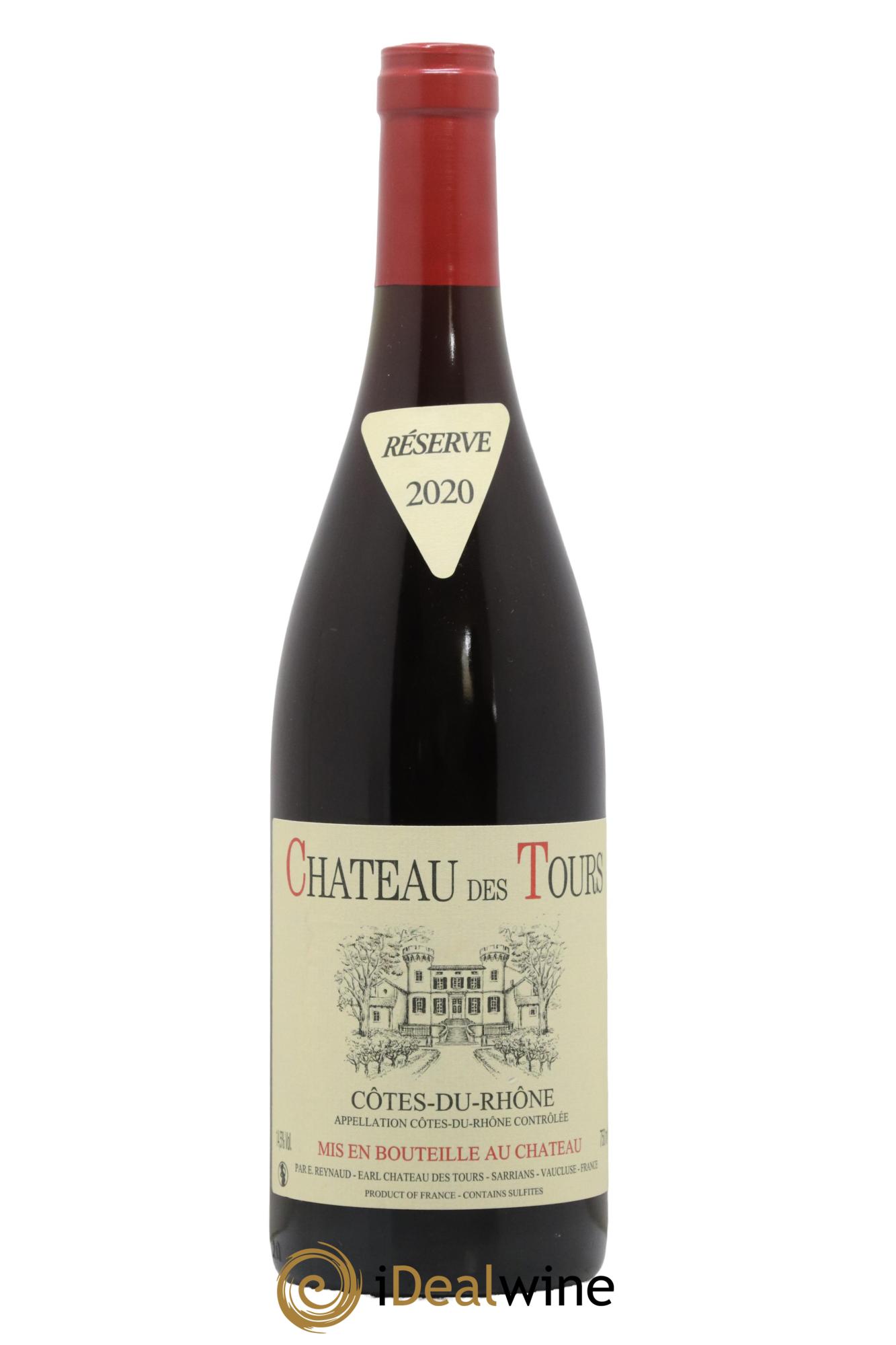 Côtes-du-Rhône Château des Tours Emmanuel Reynaud 2020 - Lot de 1 bouteille - 0