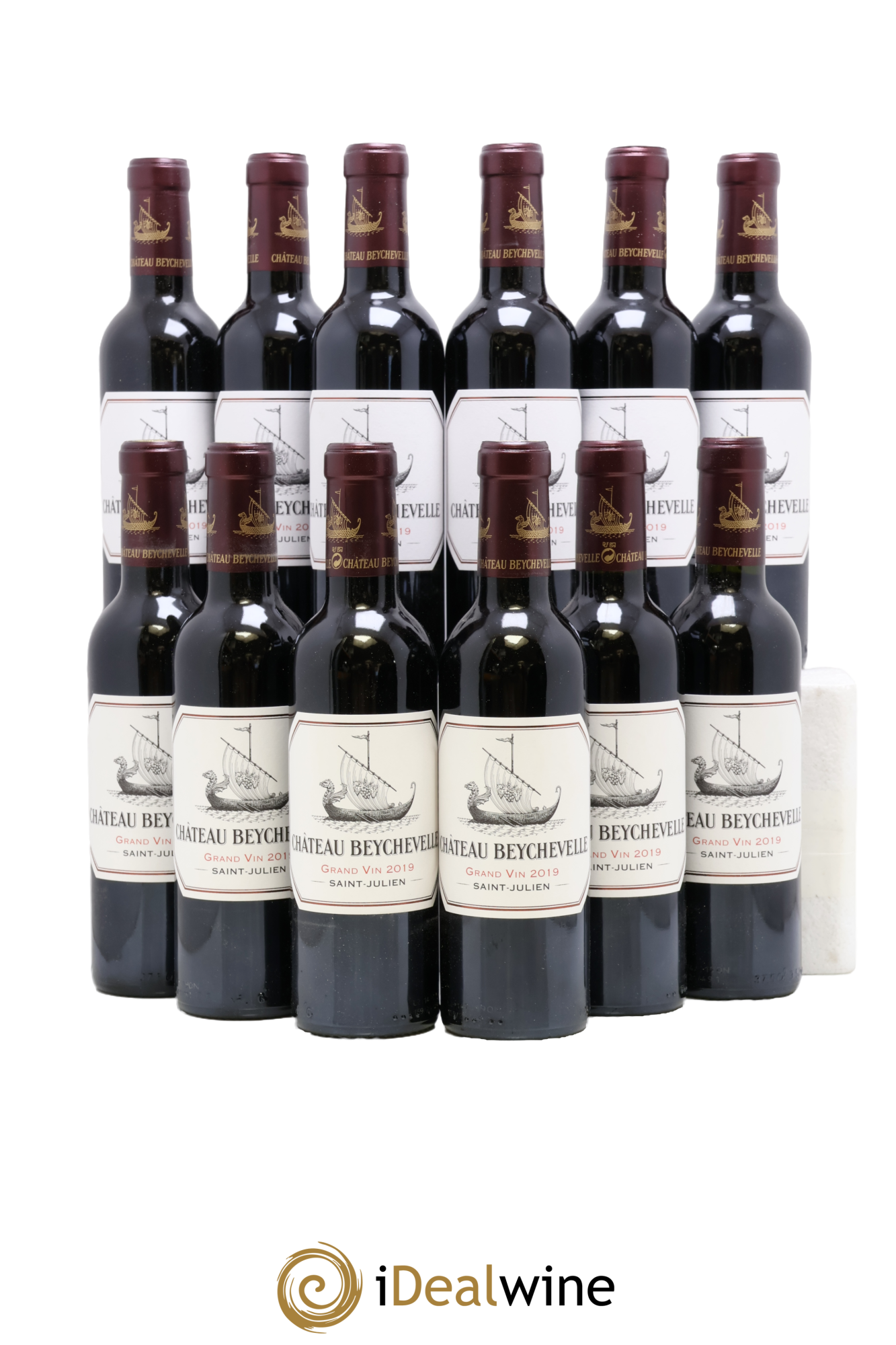 Château Beychevelle 4ème Grand Cru Classé 2019 - Lot of 12 half-bottles - 0