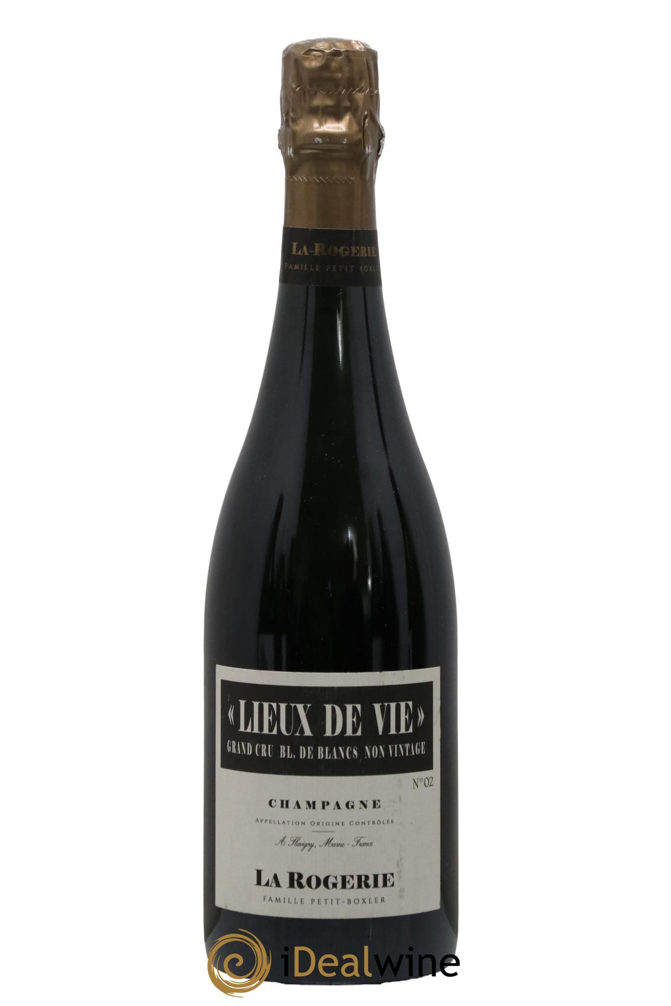 Blanc de Blancs Lieux de Vie N°2 La Rogerie Grand Cru Lieux De Vie La Rogerie - Lot de 1 bouteille - 0