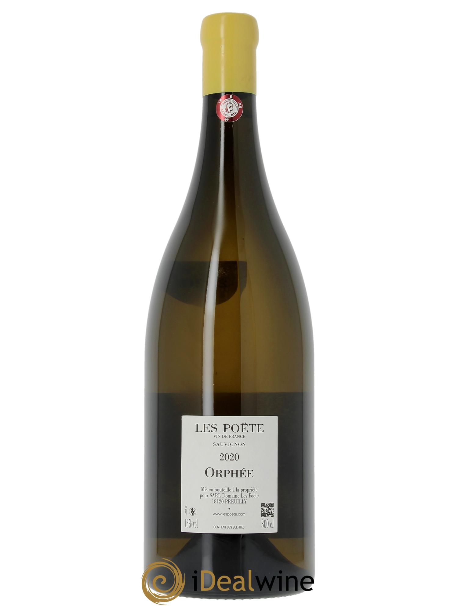 Vin de France (anciennement Reuilly) Orphée Les Poëte 2020 - Lotto di 1 jéroboam - 1