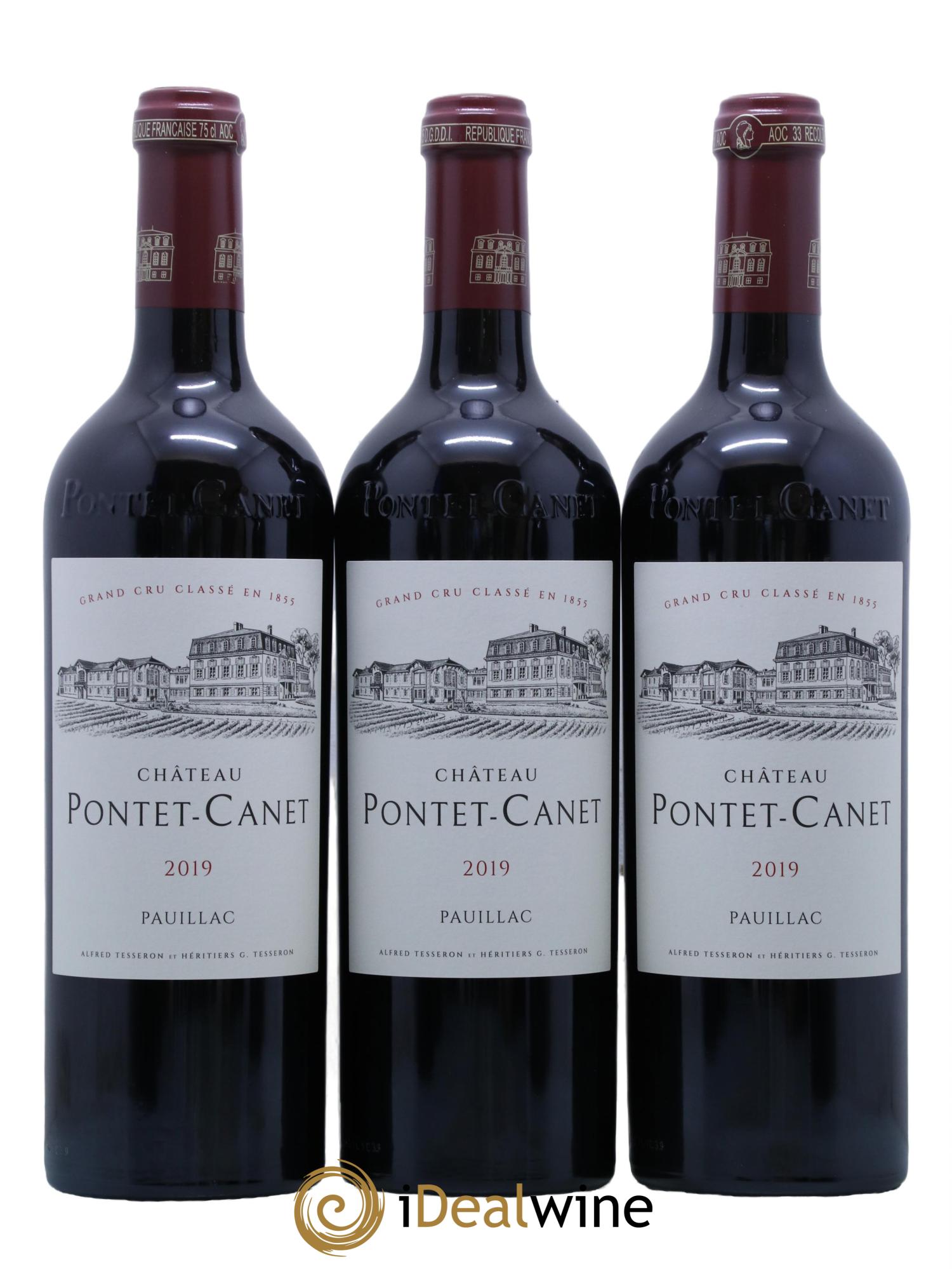 Château Pontet Canet 5ème Grand Cru Classé 2019 - Lot de 6 bouteilles - 2