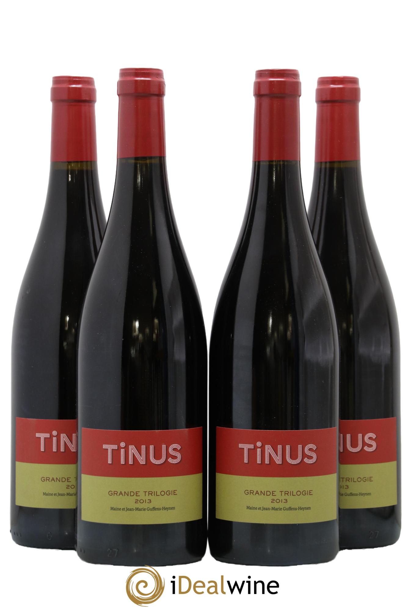 Vin de France Tinus - Grande Trilogie Jean-Marie Guffens 2013 - Lot of 4 bottles - 0