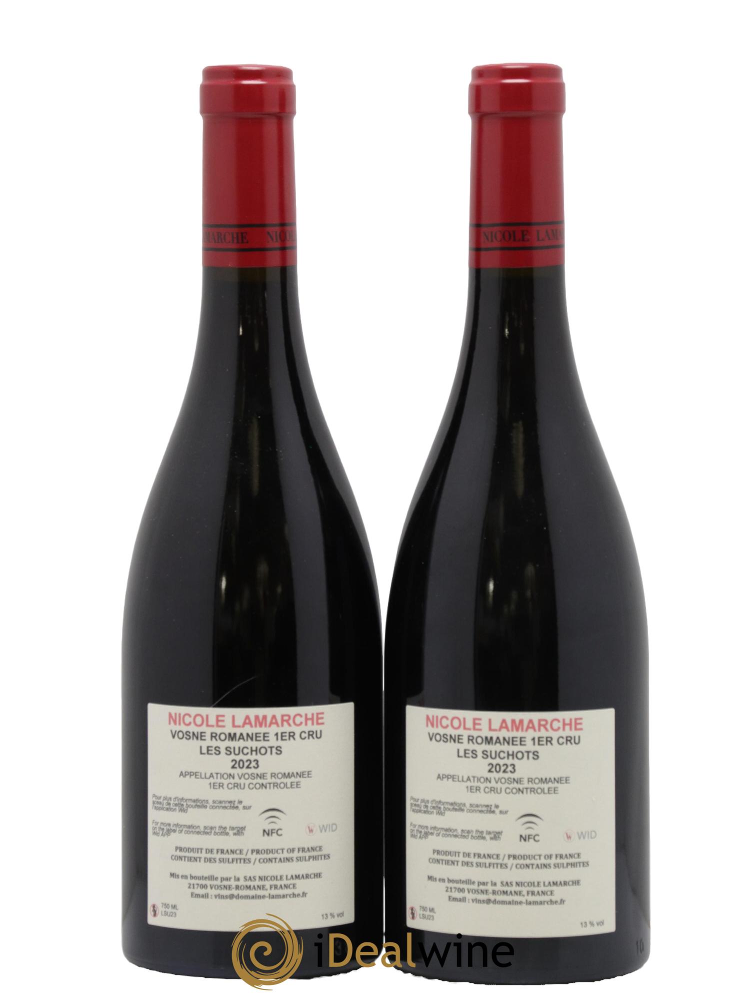 Vosne-Romanée 1er Cru Les Suchots Lamarche (Domaine) 2023 - Lot de 2 bouteilles - 1