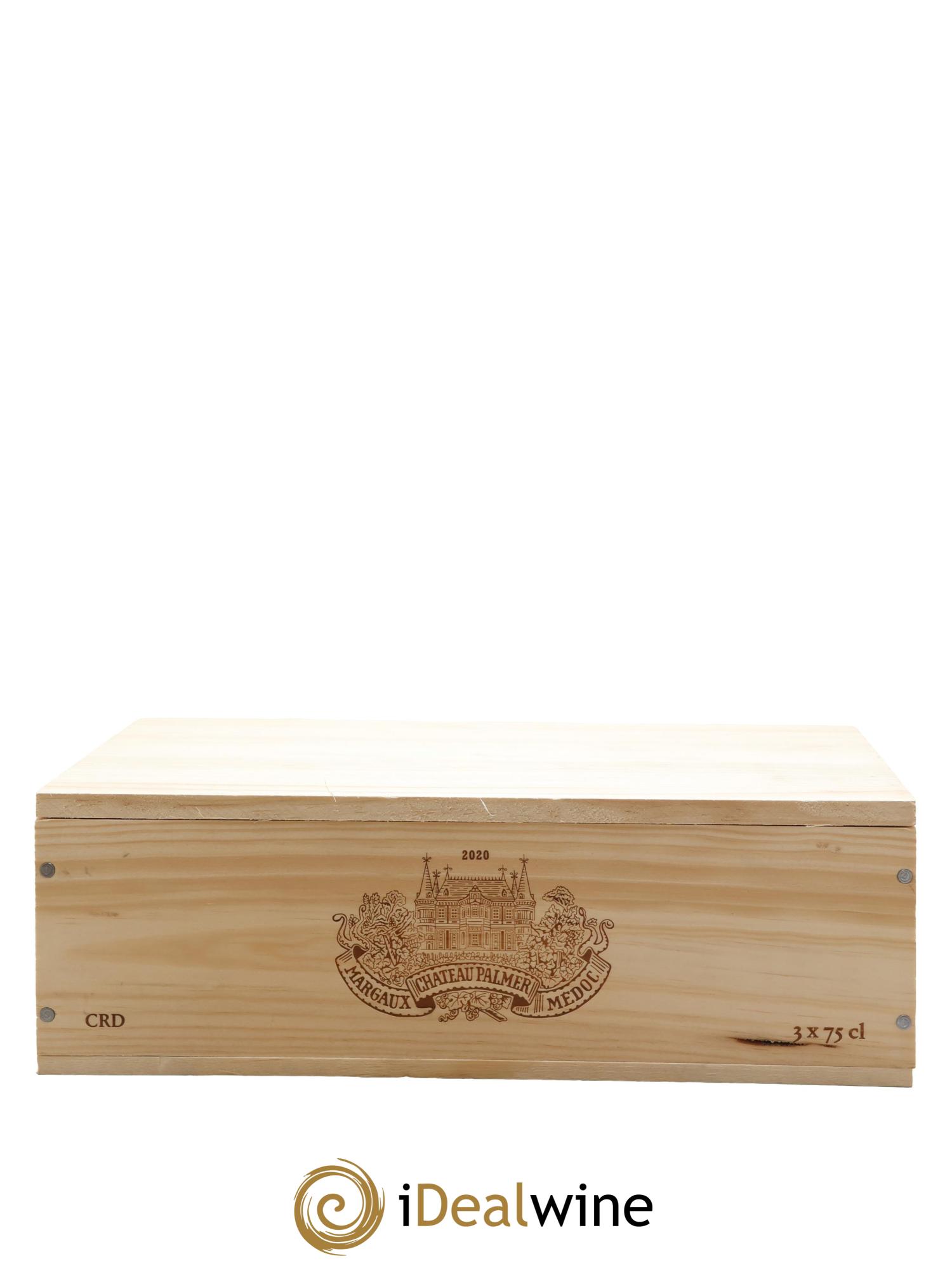 Château Palmer 3ème Grand Cru Classé 2020 - Posten von 3 Flaschen - 2