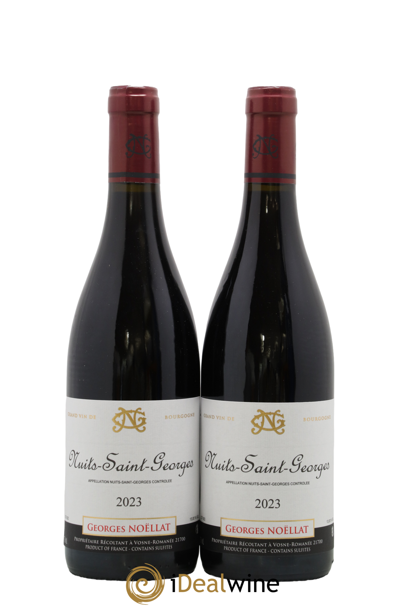 Nuits Saint-Georges Georges Noëllat 2023 - Lot de 2 bouteilles - 0