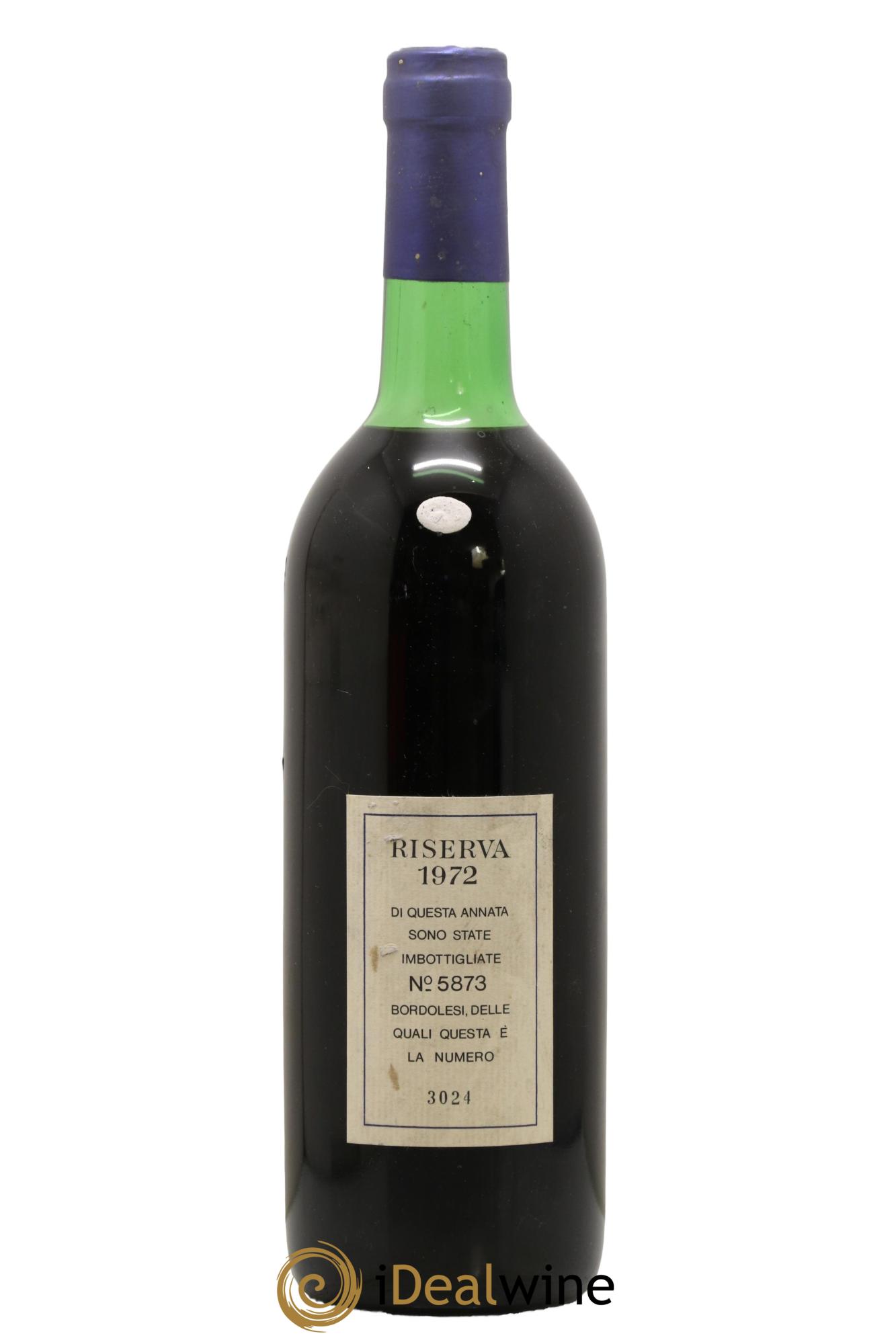 Bolgheri DOC Sassicaia Tenuta San Guido 1972 - Lot of 1 bottle - 1