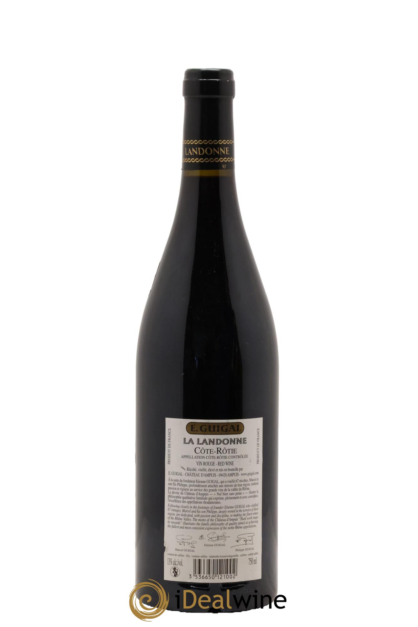 Côte-Rôtie La Landonne Guigal 2004 - Lotto di 1 bottiglia - 1