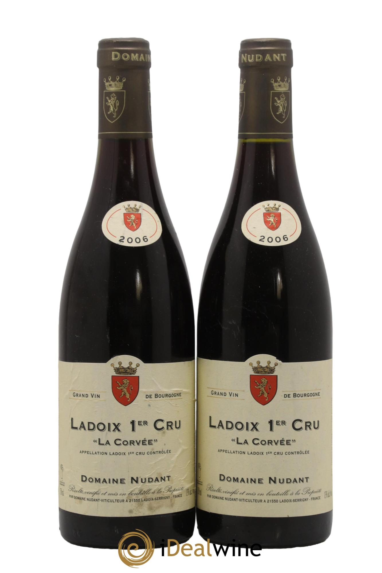 Ladoix 1er Cru La Corvée Domaine Nudant 2006 - Lotto di 2 bottiglie - 0