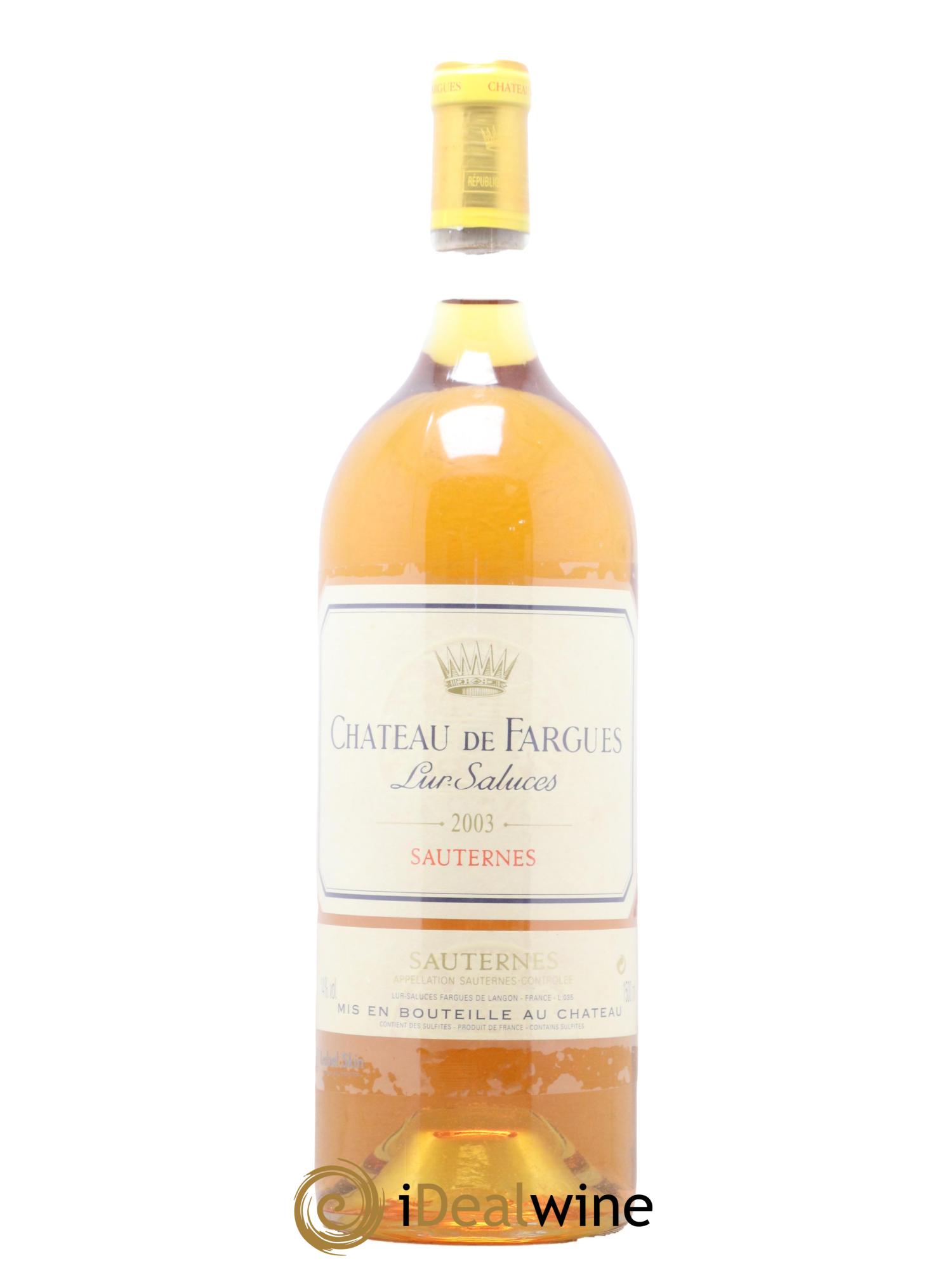 Château de Fargues 2003 - Posten von 1 Magnum - 0