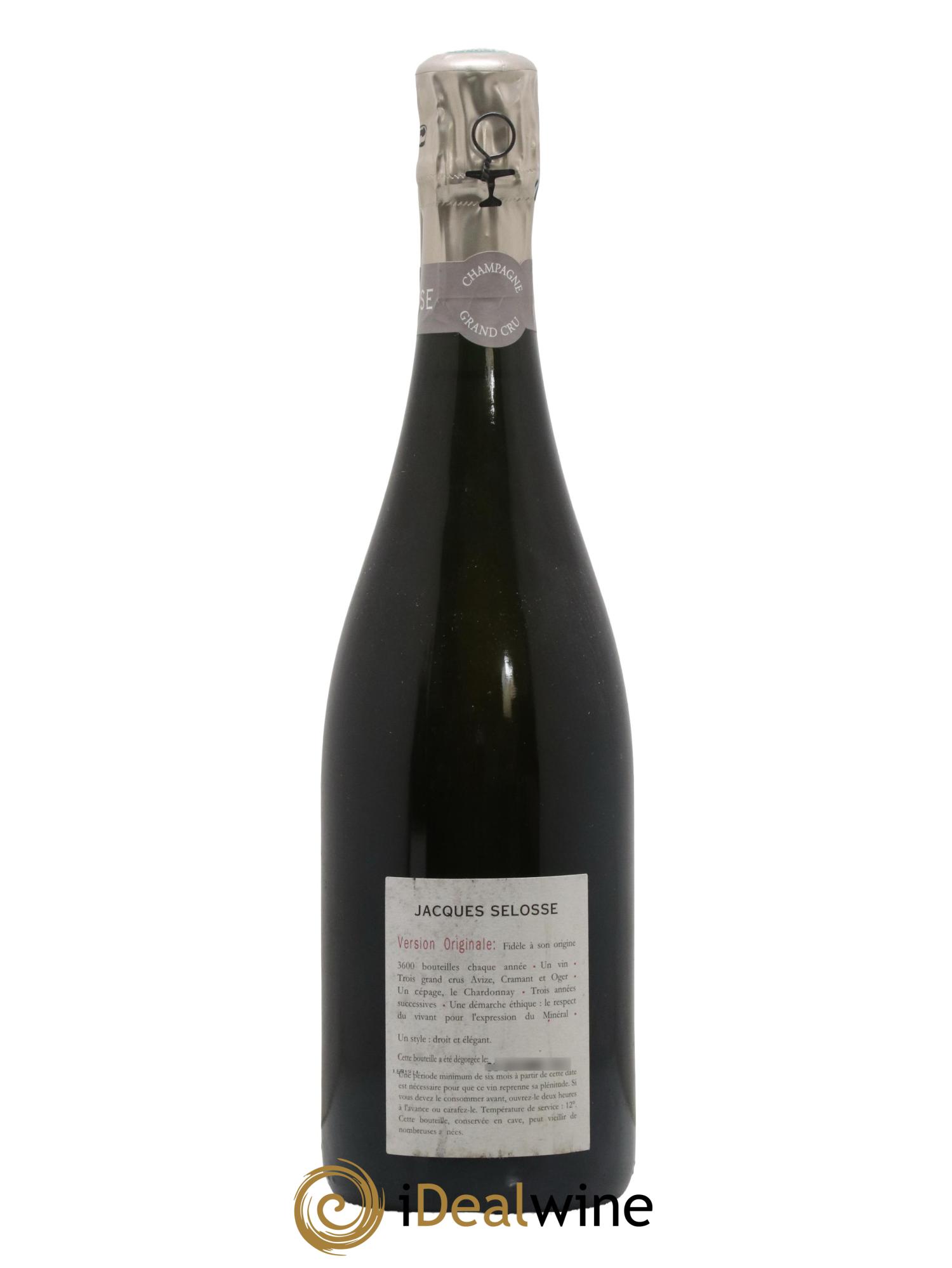 Version Originale Jacques Selosse - Posten von 1 Flasche - 1