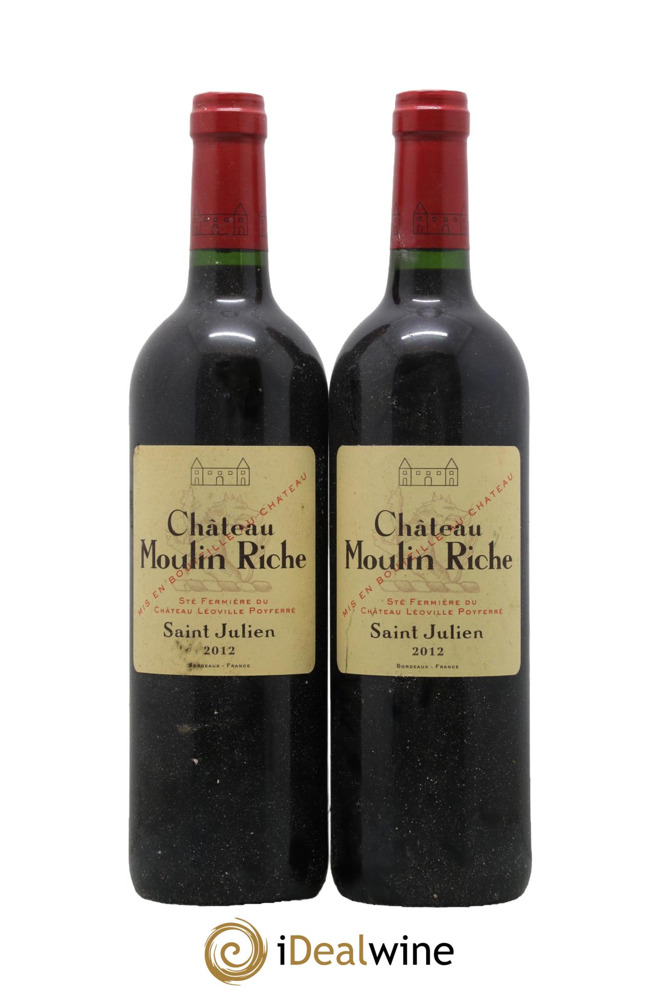 Château Moulin Riche 2012 - Lotto di 2 bottiglie - 0