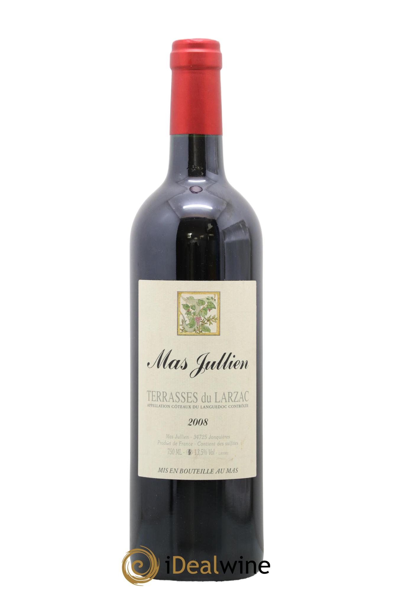Terrasses du Larzac Mas Jullien Olivier Jullien 2008 - Posten von 1 Flasche - 0
