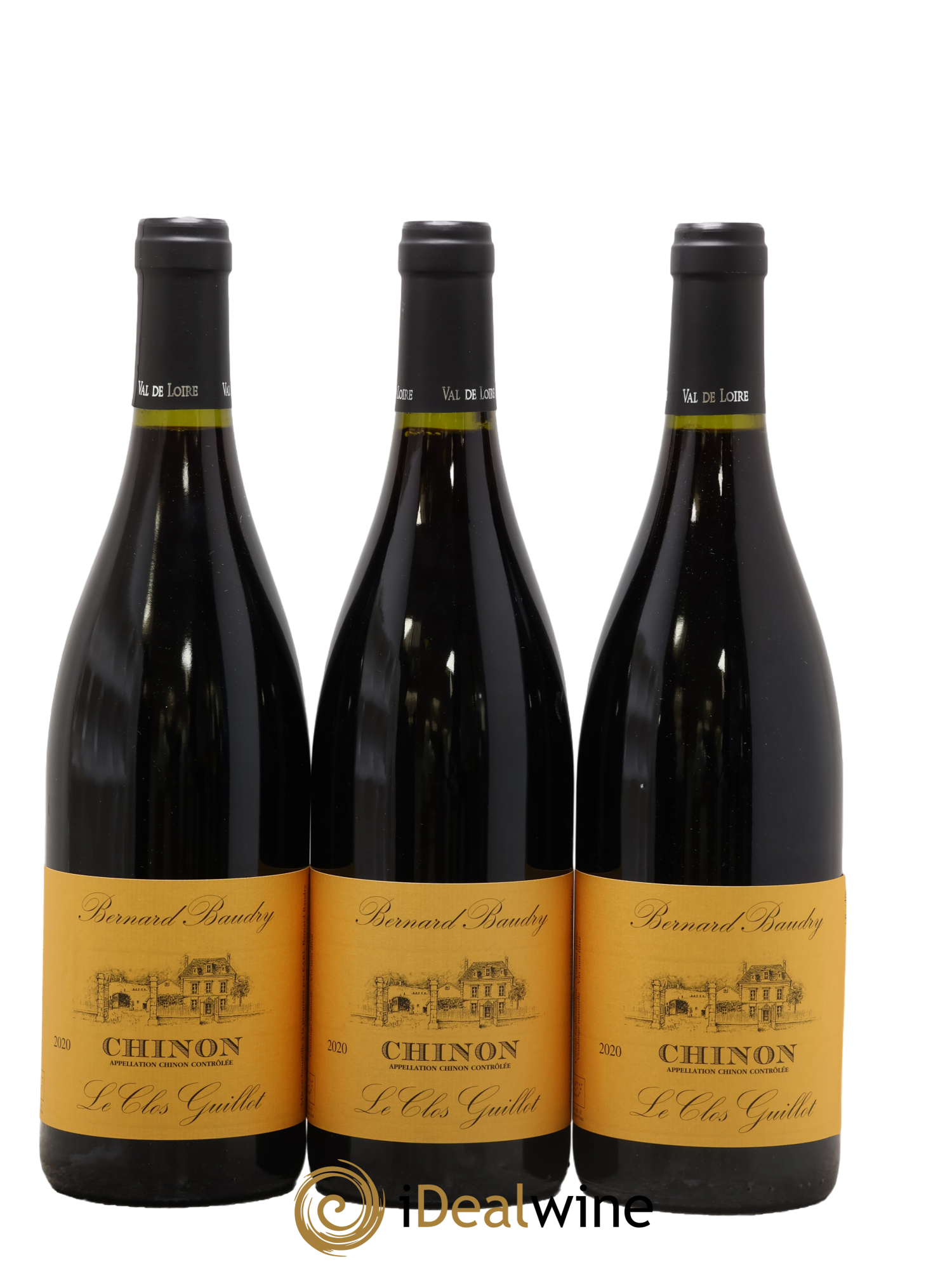 Chinon Le Clos Guillot Bernard Baudry 2020 - Posten von 3 Flaschen - 0