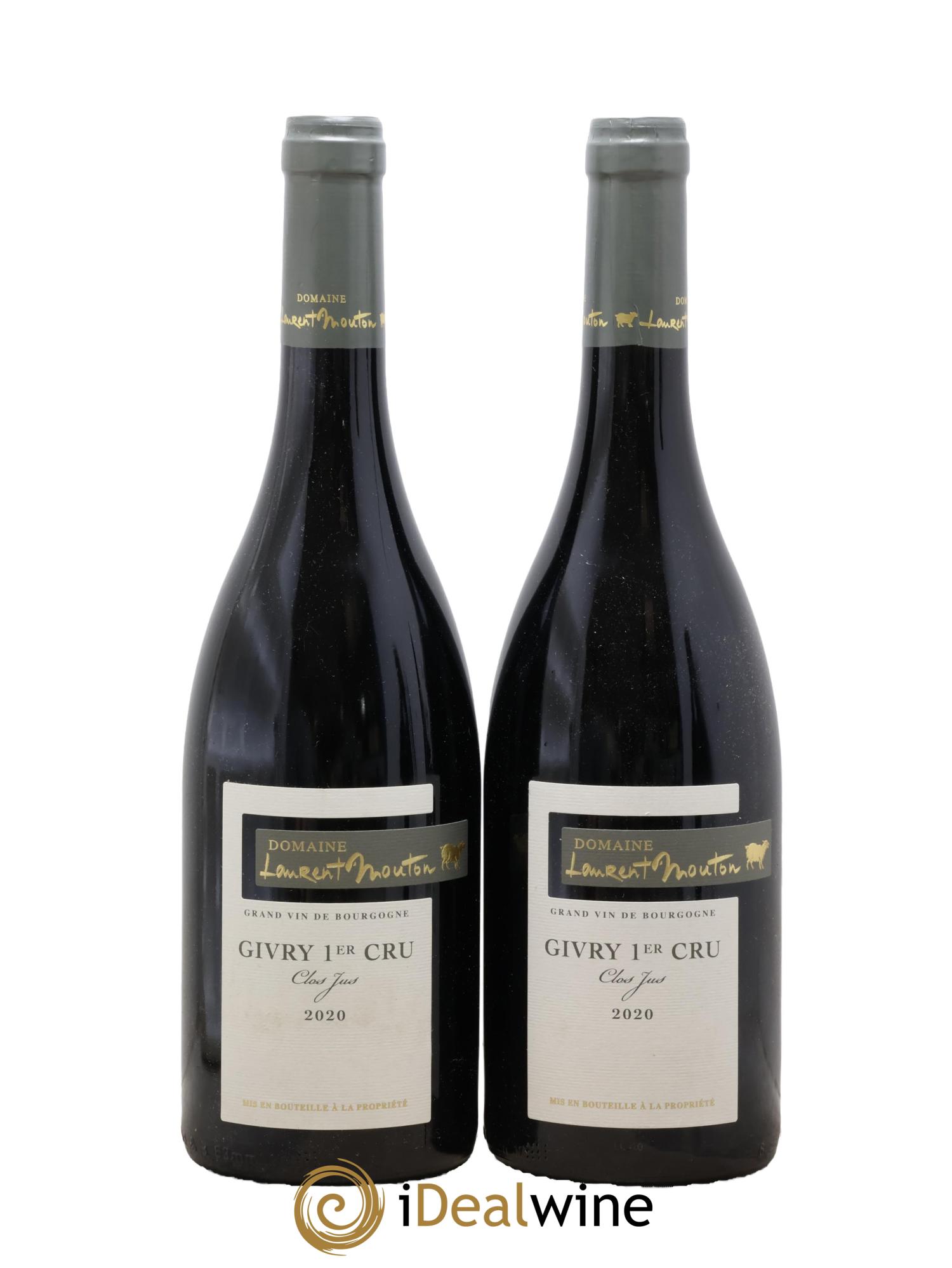 Givry 1er Cru Clos Jus Laurent Mouton 2020 - Lot de 2 bouteilles - 0