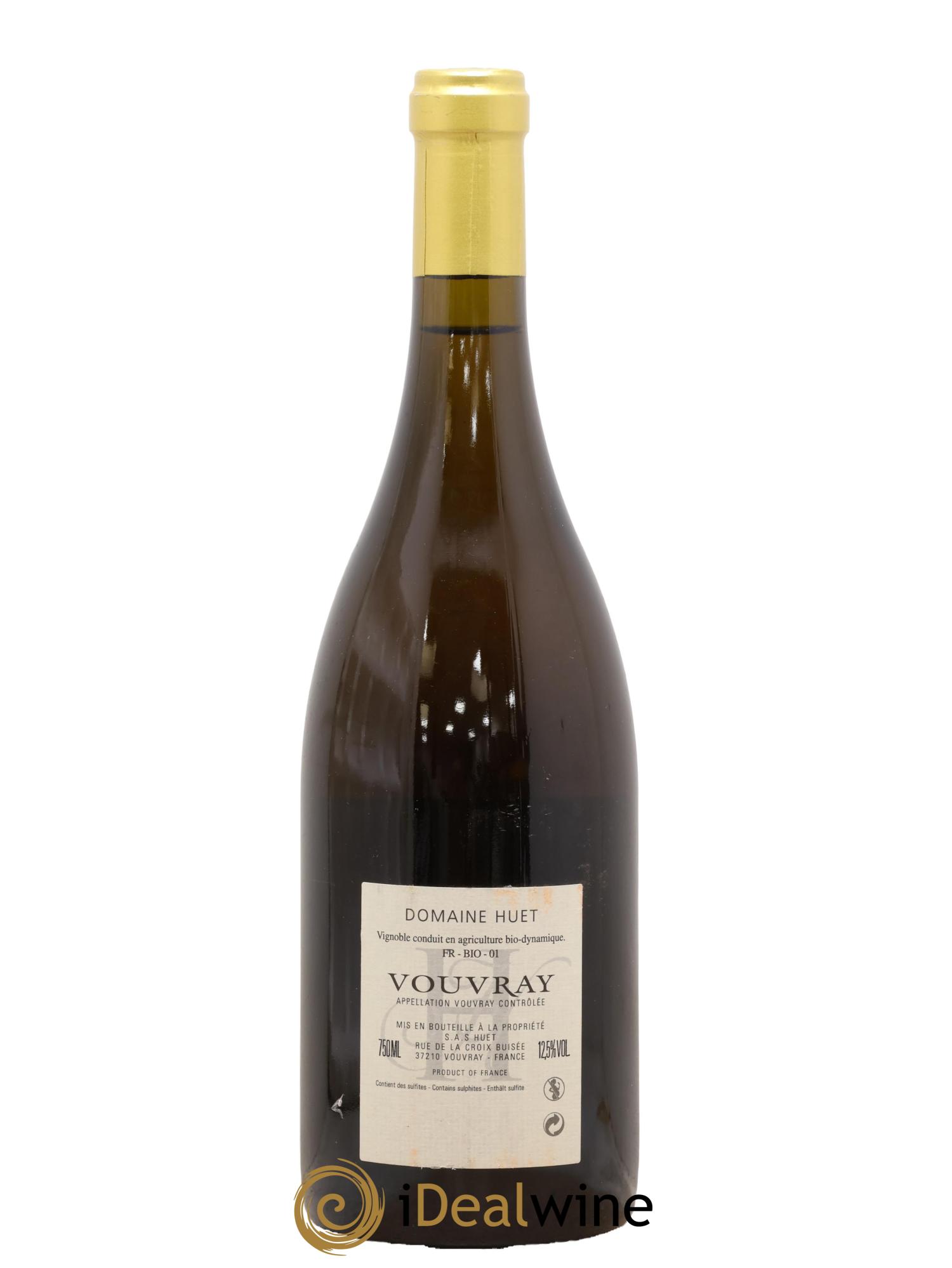 Vouvray Clos du Bourg Moelleux 1ère trie Domaine Huet 2008 - Lotto di 1 bottiglia - 1