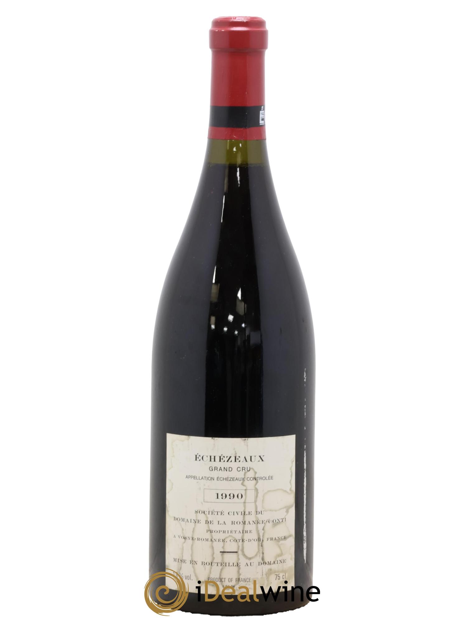 Echezeaux Grand Cru Domaine de la Romanée-Conti 1990 - Lot de 1 bouteille - 1