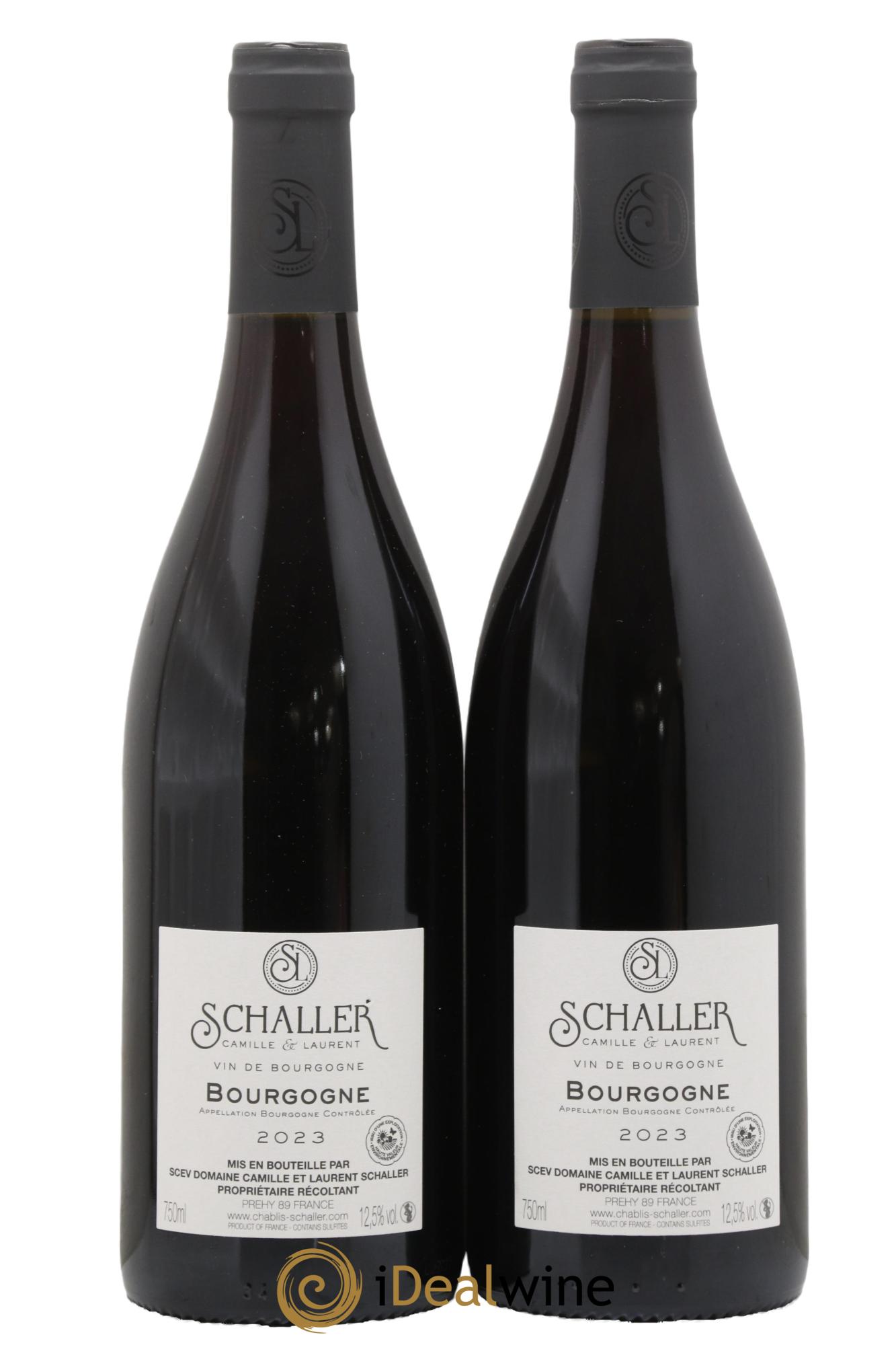 Bourgogne Pinot Noir Camille Et Laurent Schaller 2023 - Lot de 2 bouteilles - 1