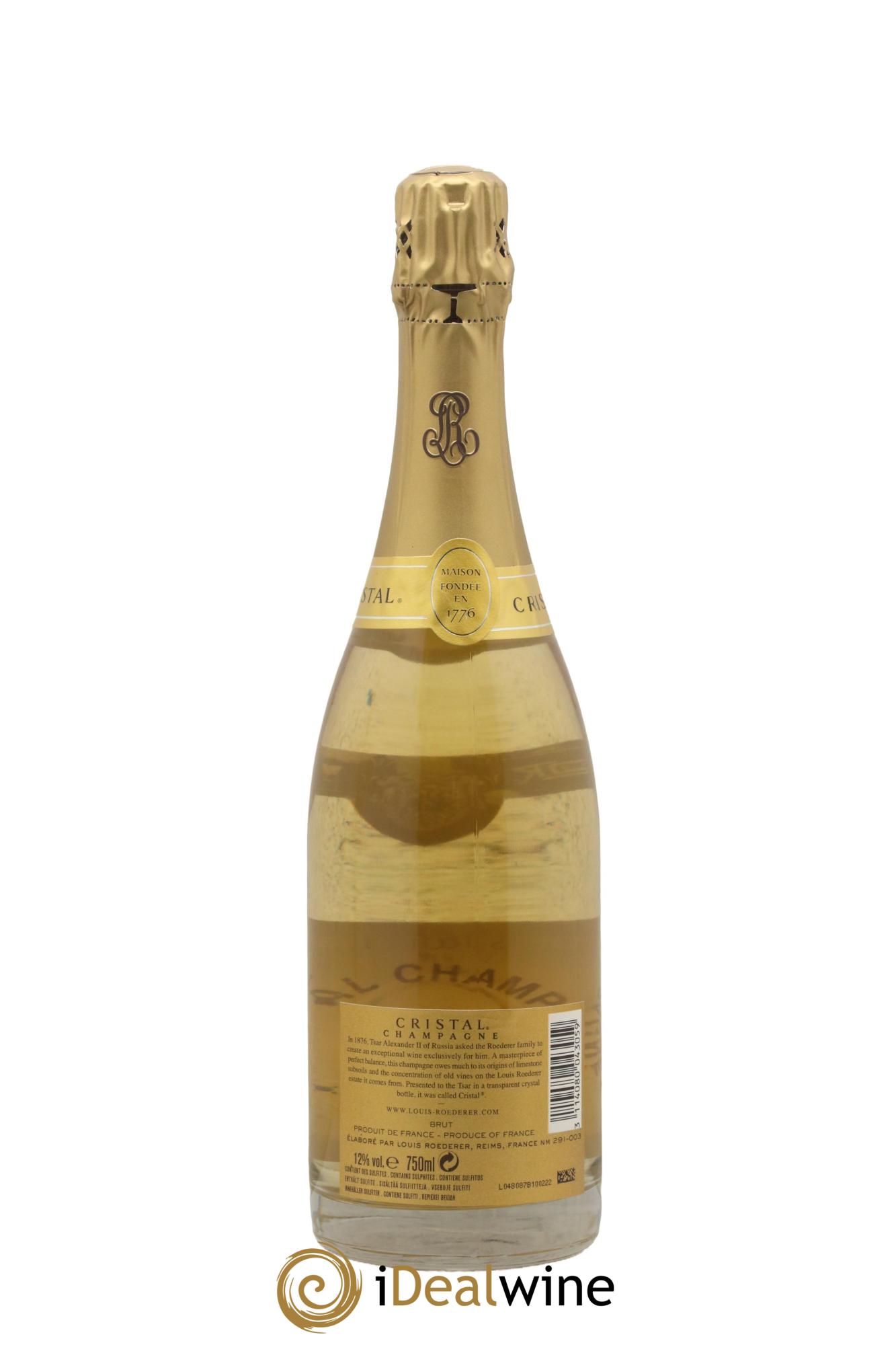 Cristal Louis Roederer 2008 - Lot de 1 bouteille - 1