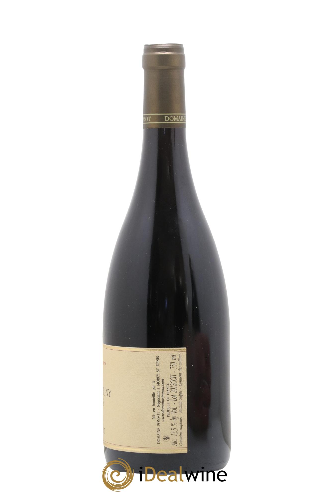 Chambolle-Musigny 1er Cru Les Charmes Ponsot (Domaine) 2012 - Lot de 1 bouteille - 2